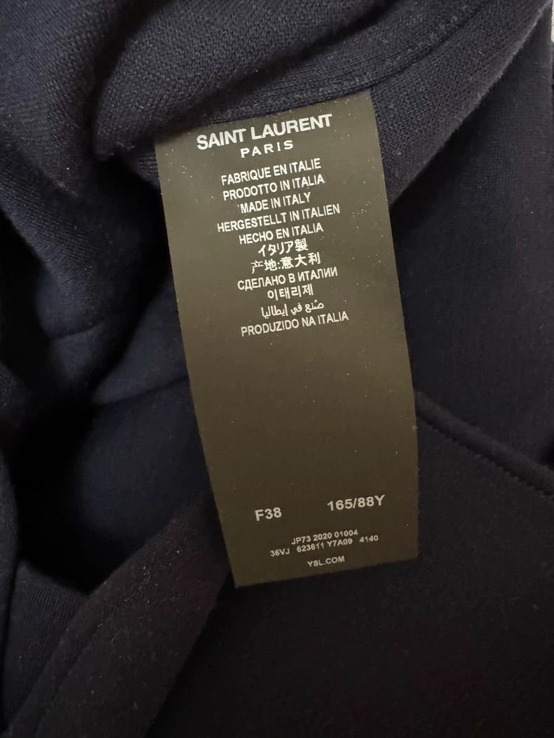 Saint Laurent Paris Saint Laurent Paris 20ss navy blue shirt-2506 Size US M / EU 48-50 / 2 - 3 Thumbnail