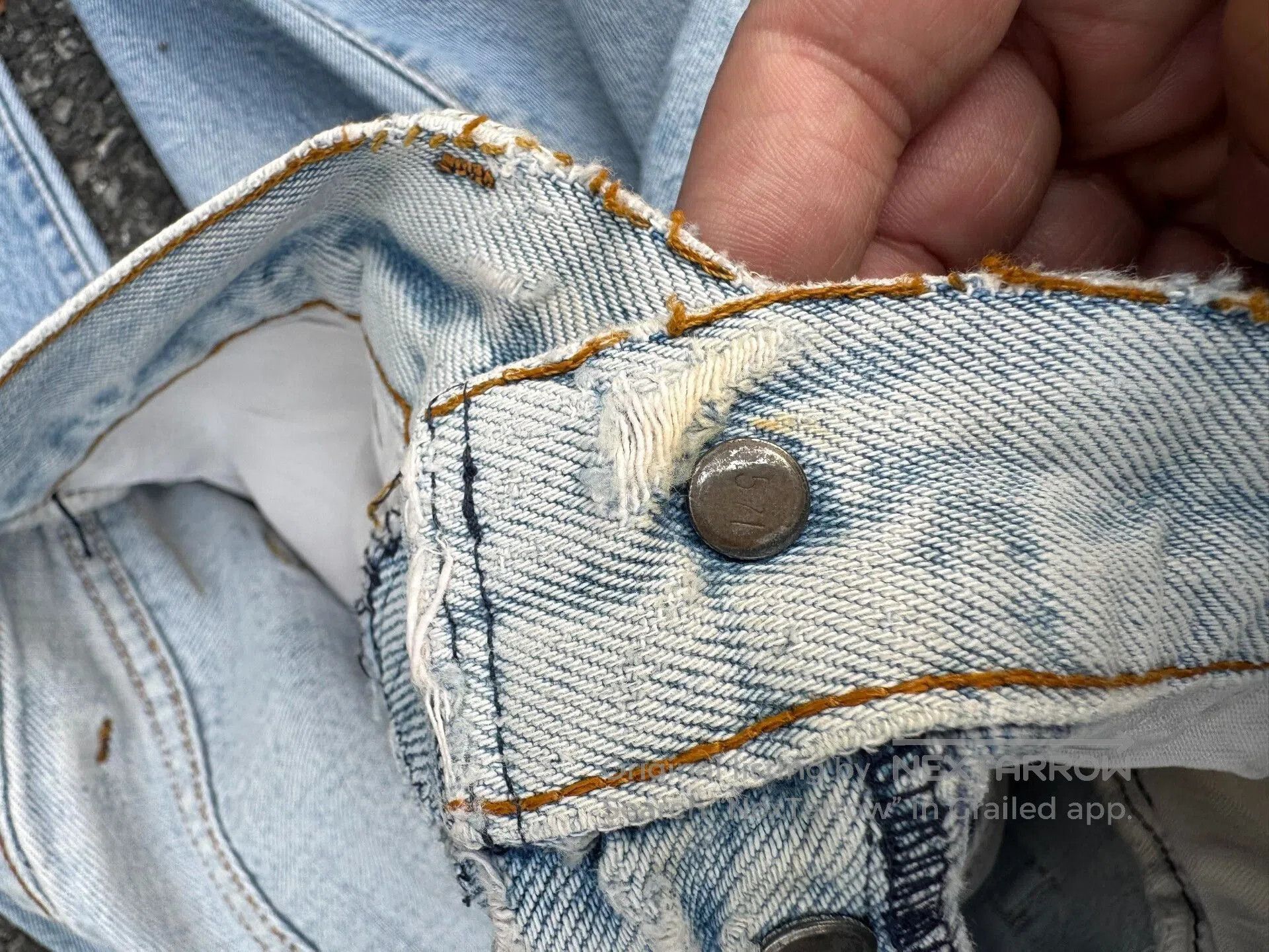 Vintage Vintage Levi's 501 90s USA. Size US 32 / EU 48 - 4 Thumbnail