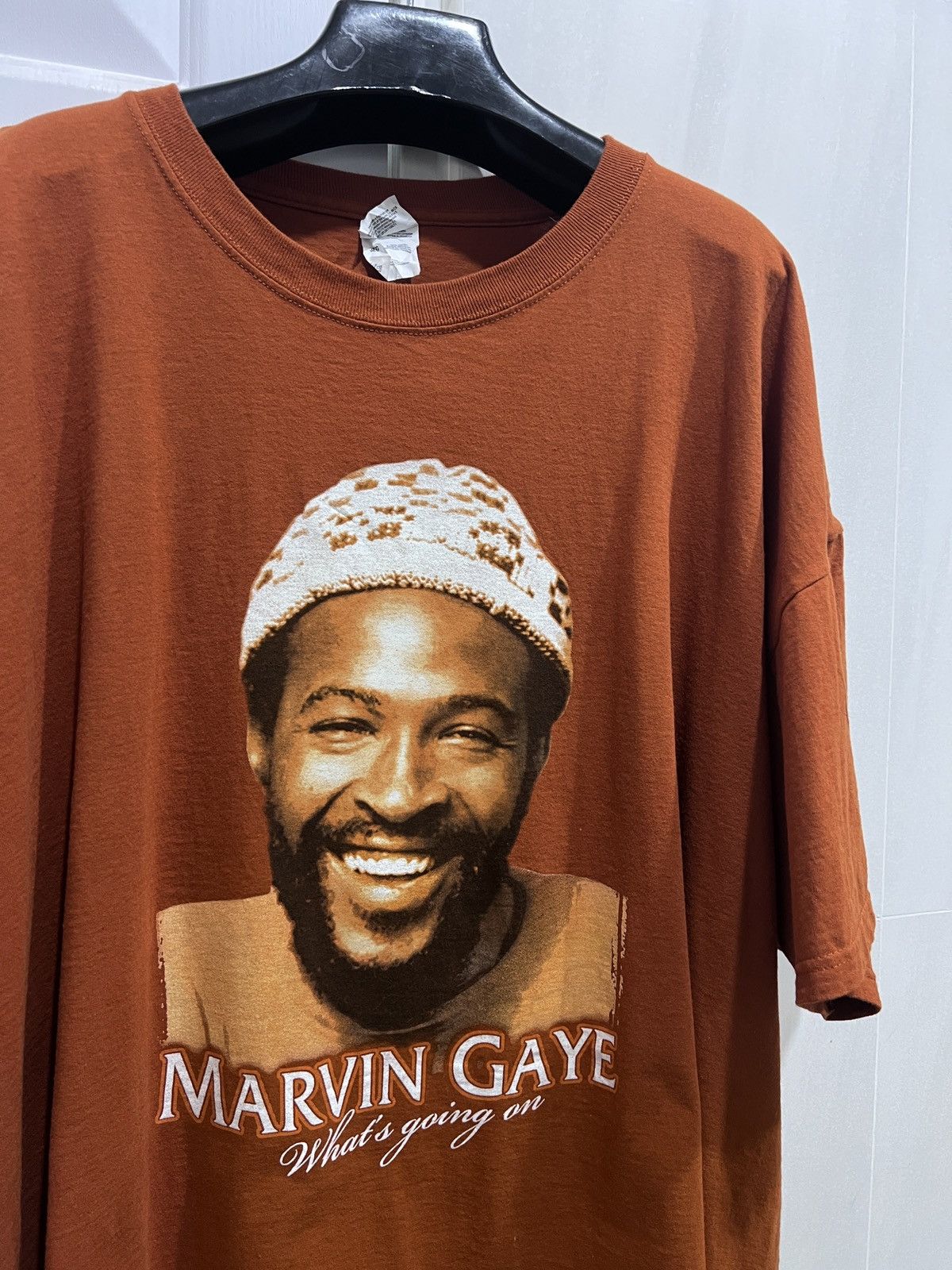 Band Tees × Rap Tees × Vintage Vintage Y2K Marvin Gaye Tee R&B Soul 3XL oversized Size US XXL / EU 58 / 5 - 2 Thumbnail