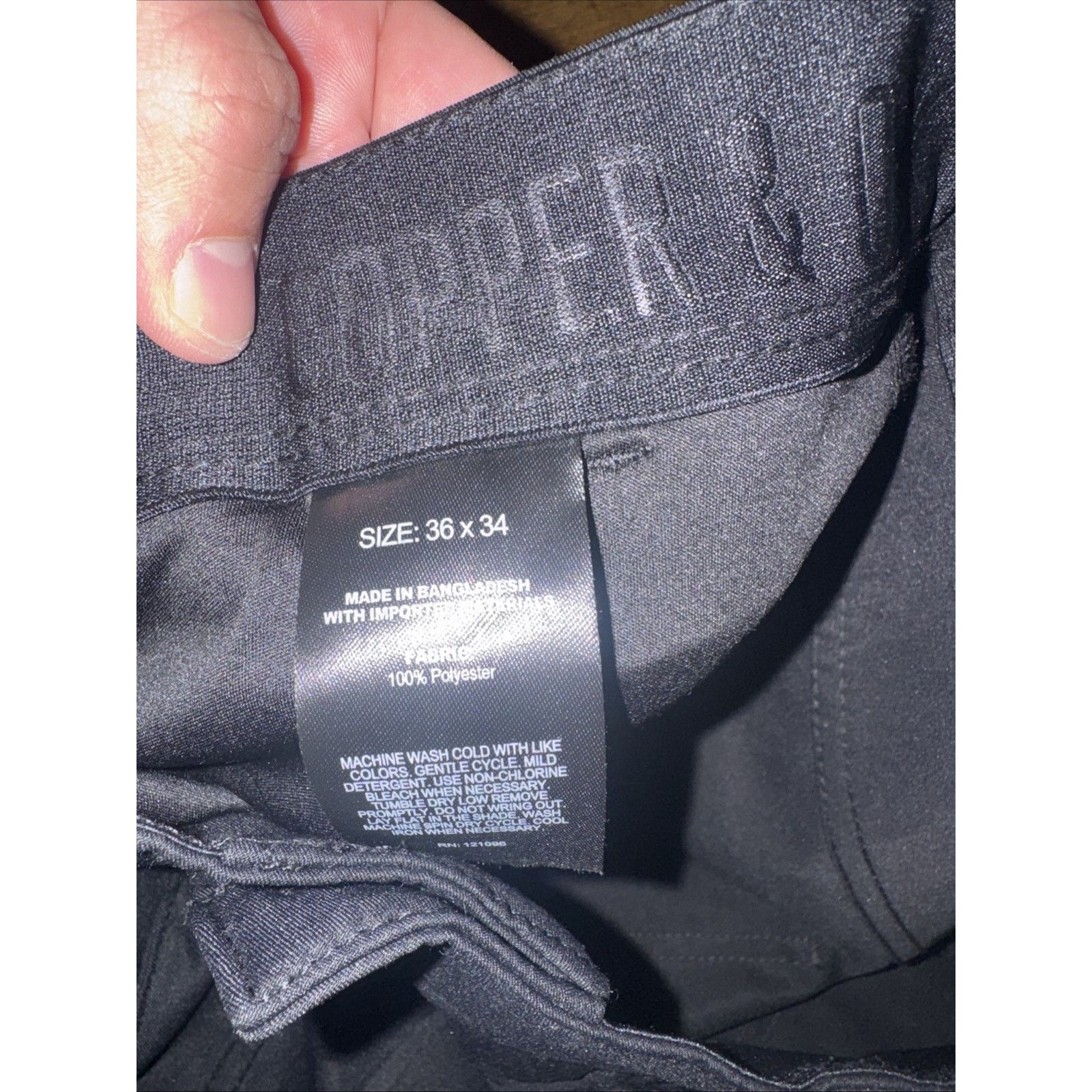 Cooper Cooper & Oak Utility Tech Pants Black Brand New 36x34 Golf Size US 36 / EU 52 - 5 Thumbnail