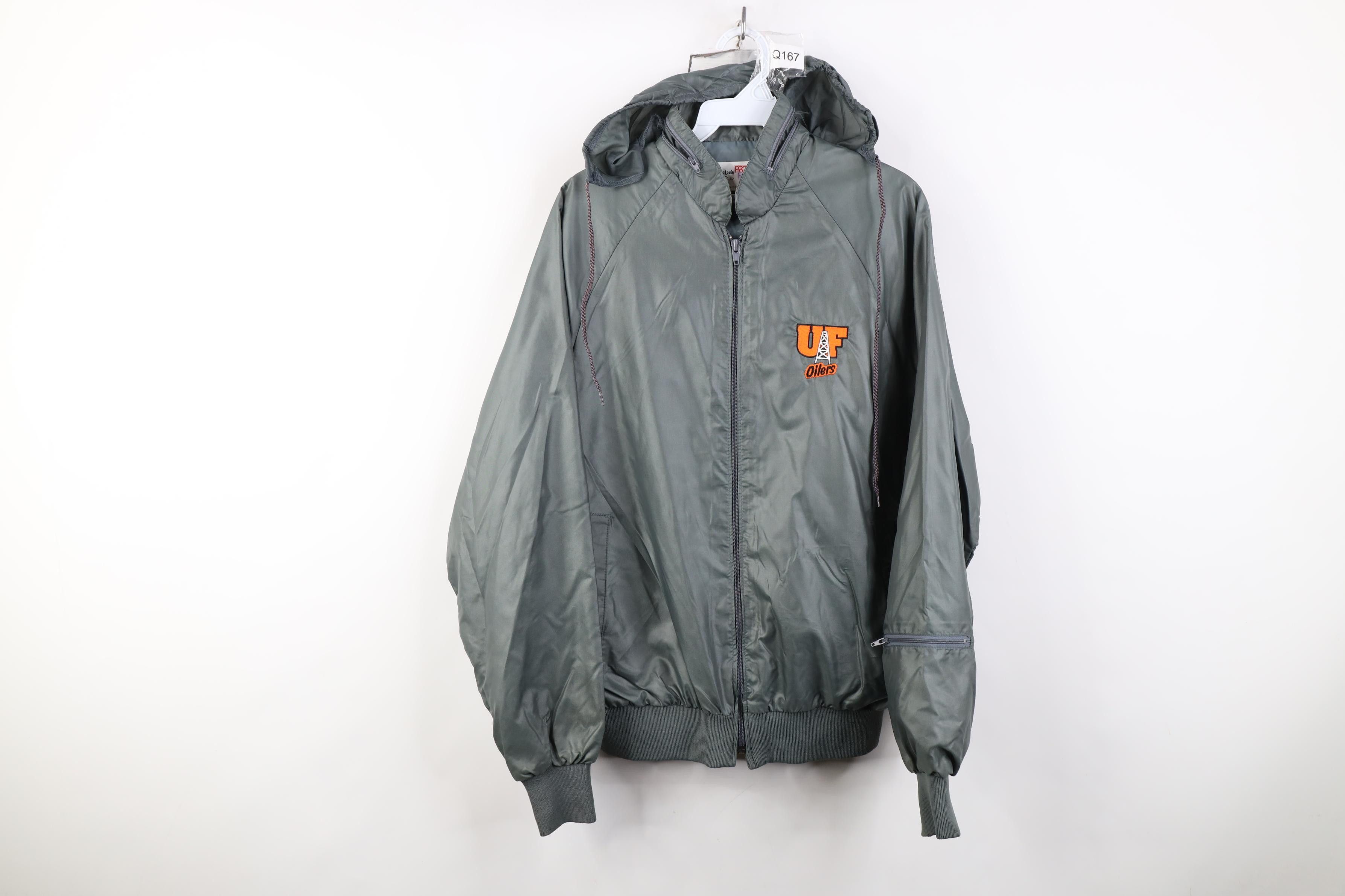 Vintage Vintage 80s University of Findlay Windbreaker Bomber Jacket Size US M / EU 48-50 / 2 - 1 Thumbnail