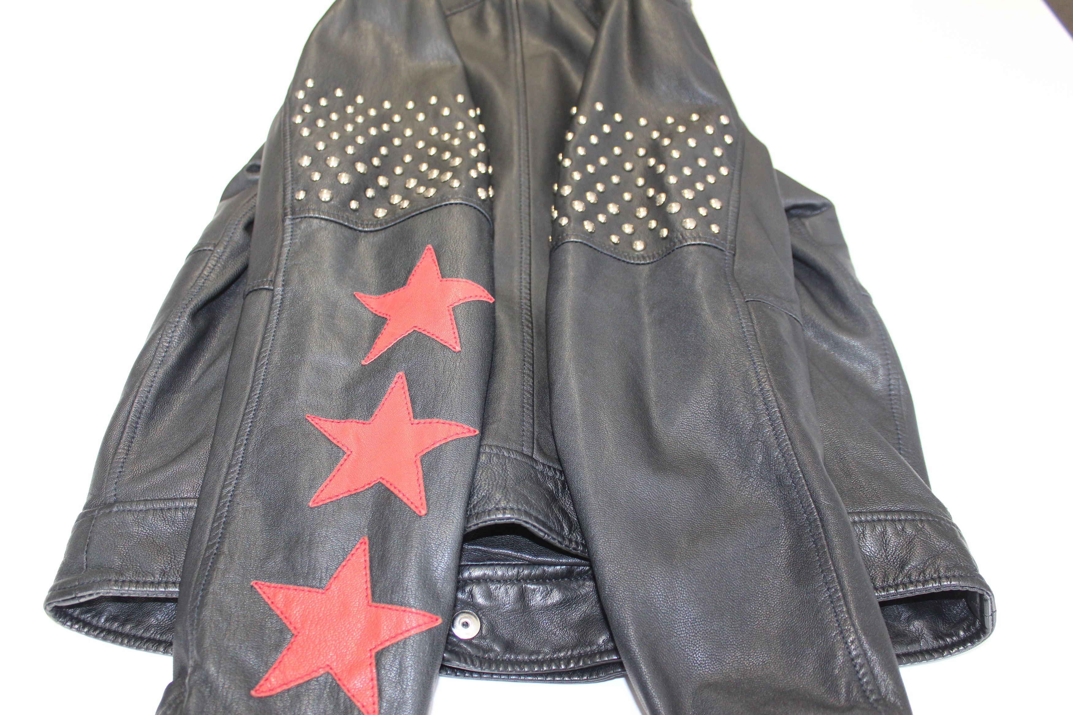 Just Cavalli Just Cavalli Leather Biker Jacket Size US M / EU 48-50 / 2 - 14 Thumbnail