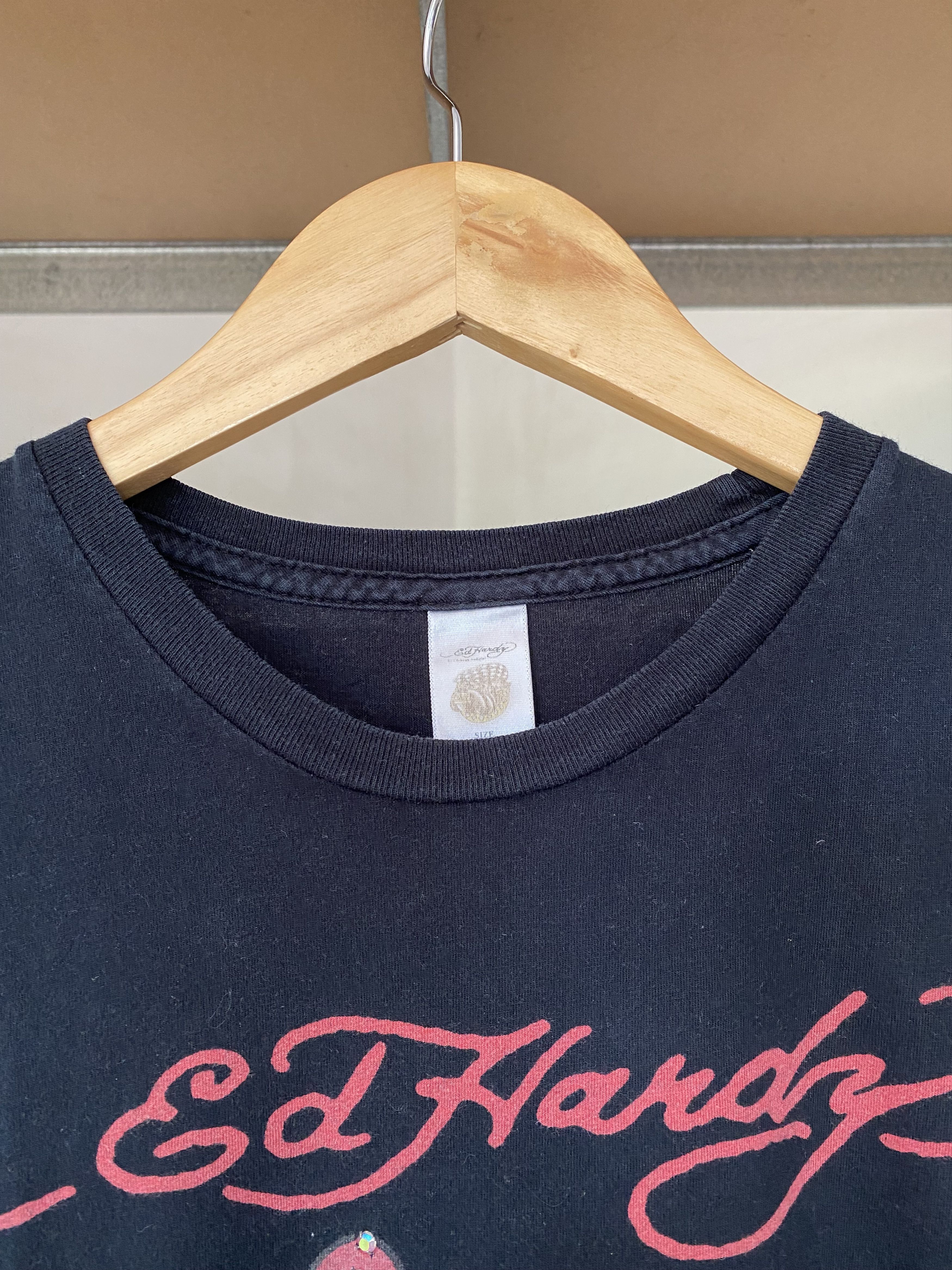 Christian Audigier Ed Hardy Vintage Y2K Cristian Audigier Black Streetwear Tee Size M / US 6-8 / IT 42-44 - 7 Thumbnail