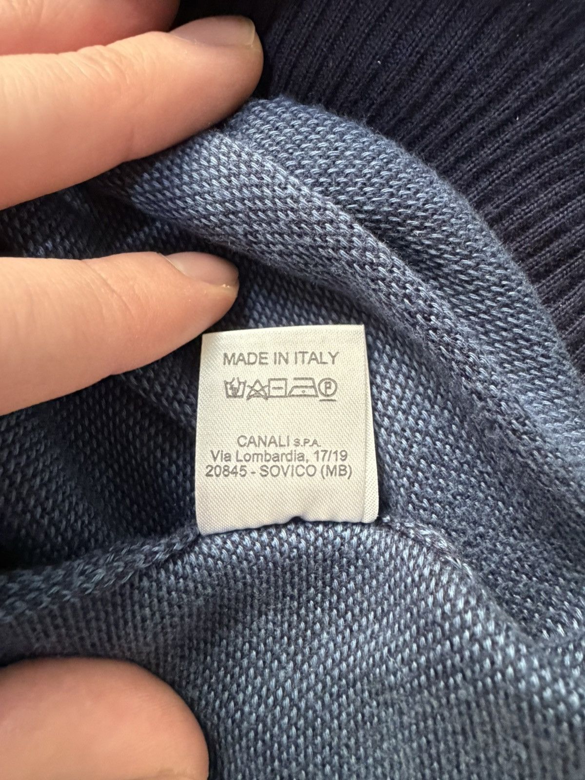 Canali Canali Blue Sweater Size US M / EU 48-50 / 2 - 5 Thumbnail