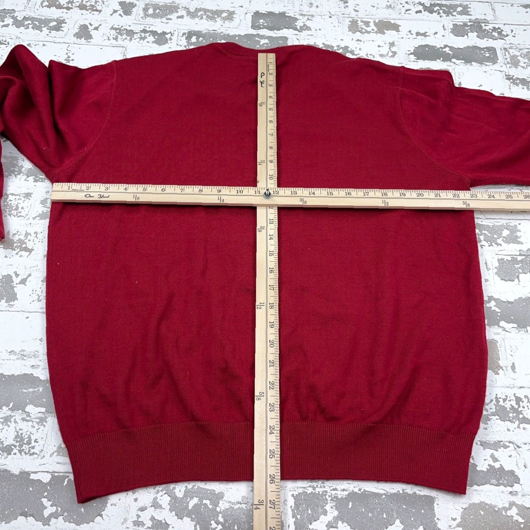 Lacoste Lacoste Sweater Men XL Red V-Neck Lightweight Knit Pullover Logo Zipper Button Embroidered Golf Classic Preppy Sports Size US XL / EU 56 / 4 - 6 Thumbnail