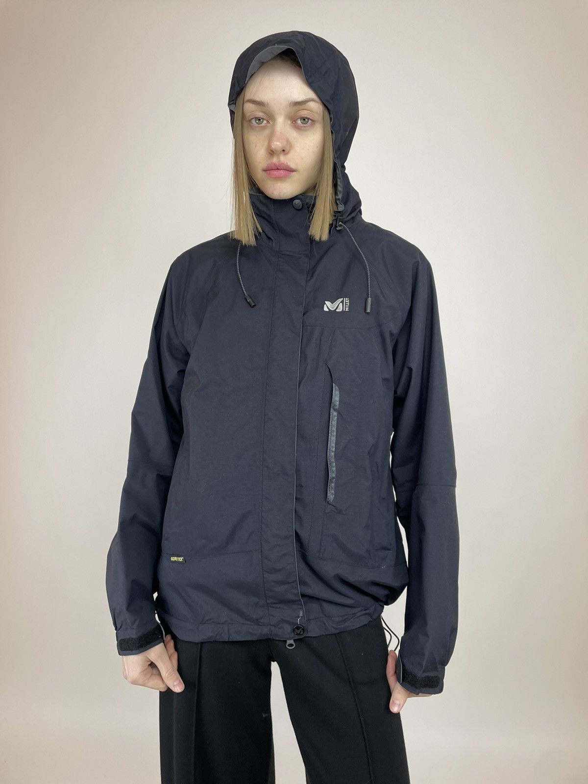 Goretex MILLET Gore-Tex Pit Zips Hooded Trackngi Outdoor Jacket Size M / US 6-8 / IT 42-44 - 1 Thumbnail