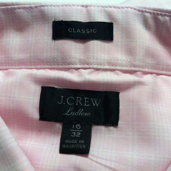 J.Crew J.CREW LUDLOW MENS NEW 100%COTTON DRESS SHIRT SIZE: 16/32 Size US L / EU 52-54 / 3 - 9 Thumbnail