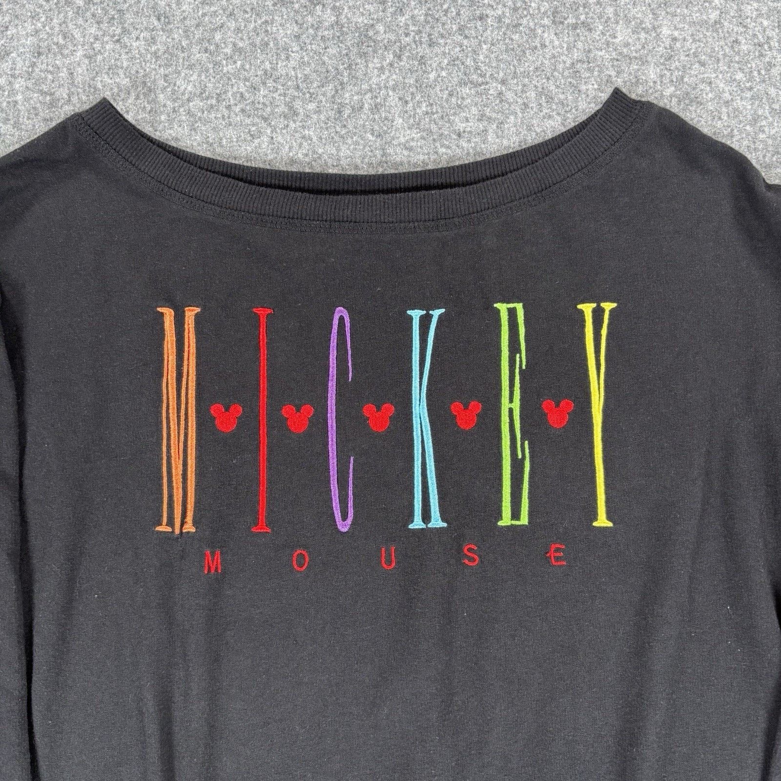 Disney Disney Parks Sweatshirt Black Women Medium Scoop Neck Size M / US 6-8 / IT 42-44 - 3 Thumbnail