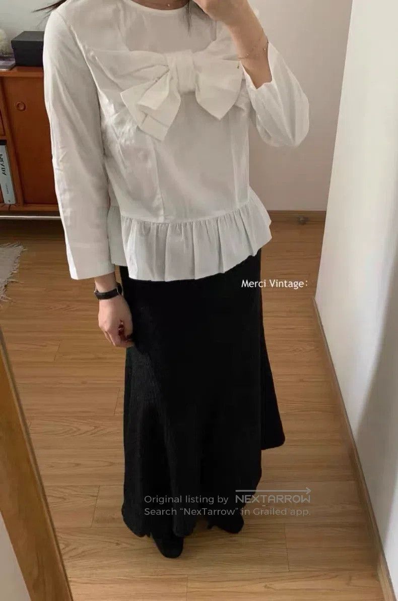 Comme des Garcons Comme Des Garcons Rare Bow Shirt Size XS / US 0-2 / IT 36-38 - 2 Thumbnail