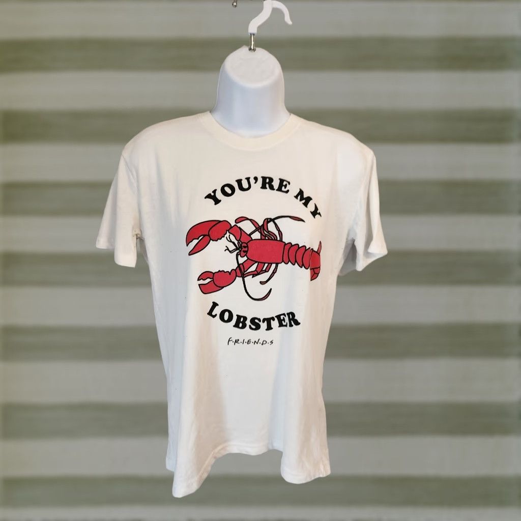 Vintage Friends You're My Lobster Women's T-Shirt White Preowned TV Show Sitcom Size S Size S / US 4 / IT 40 - 1 Thumbnail