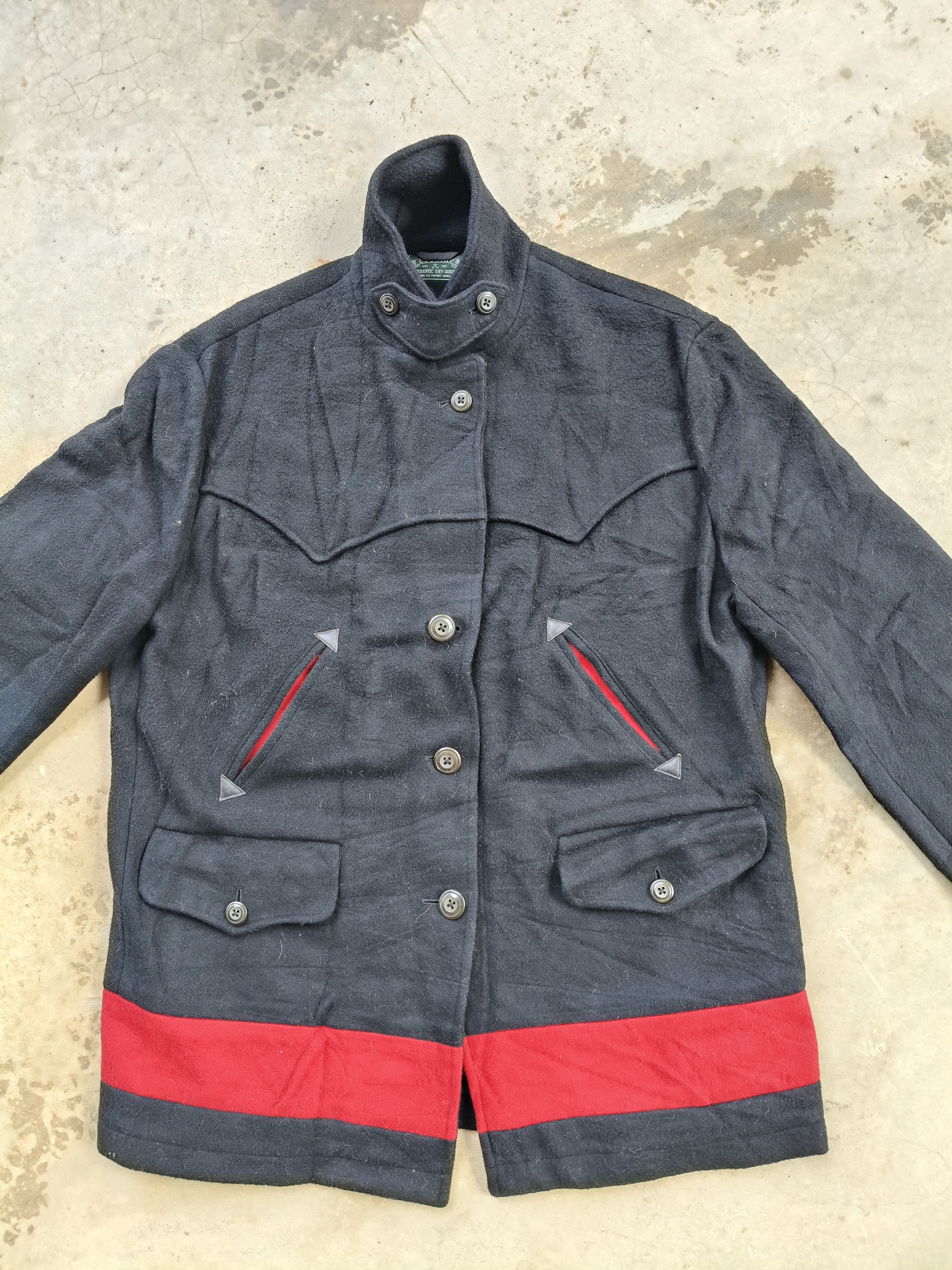 Ralph Lauren Vintage RALPH LAUREN COUNTY Red Line Wool Jacket Size US M / EU 48-50 / 2 - 6 Thumbnail