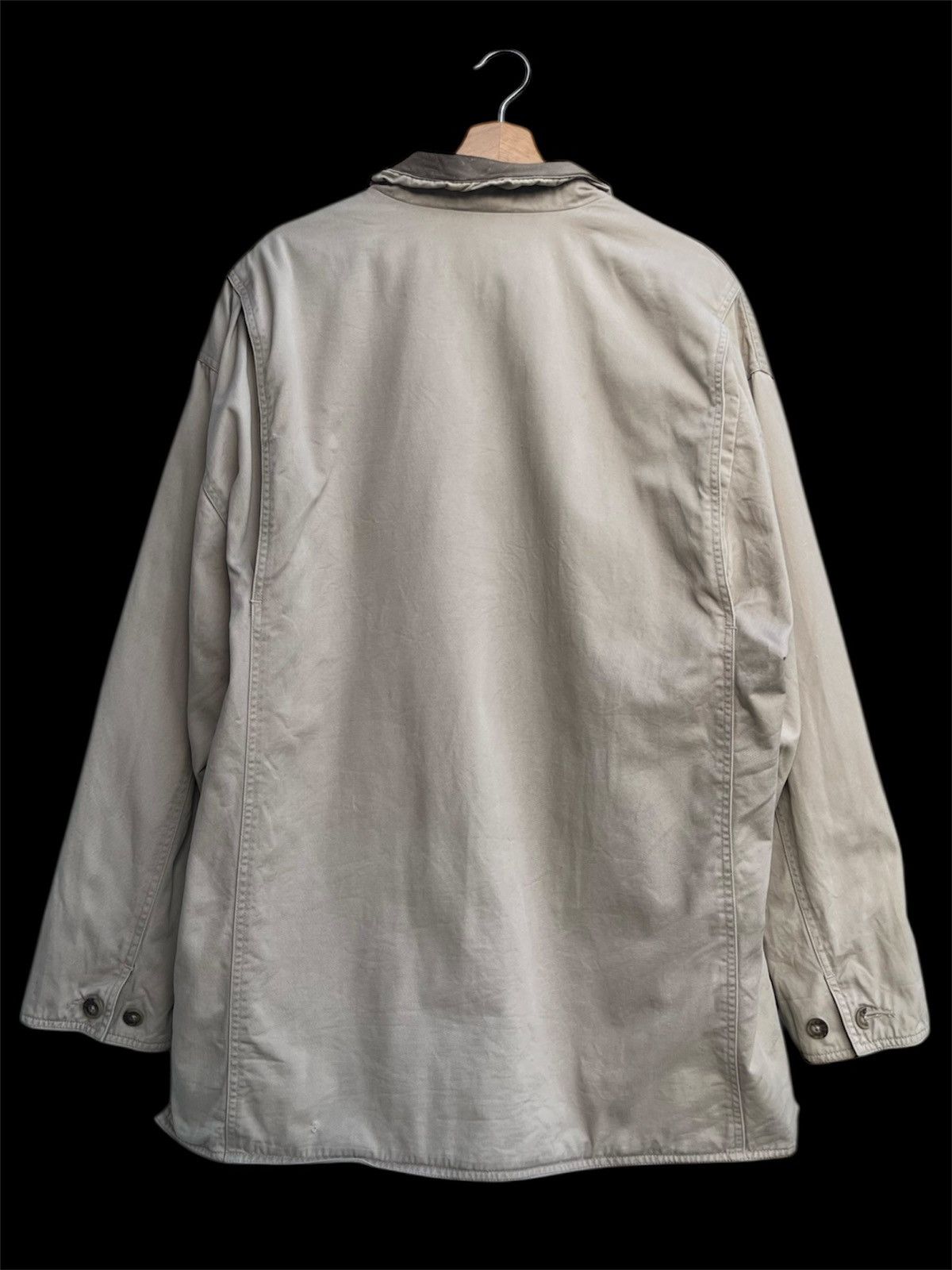 Lee × Vintage Vintage Lee Leather Collar Jacket Size US L / EU 52-54 / 3 - 4 Thumbnail