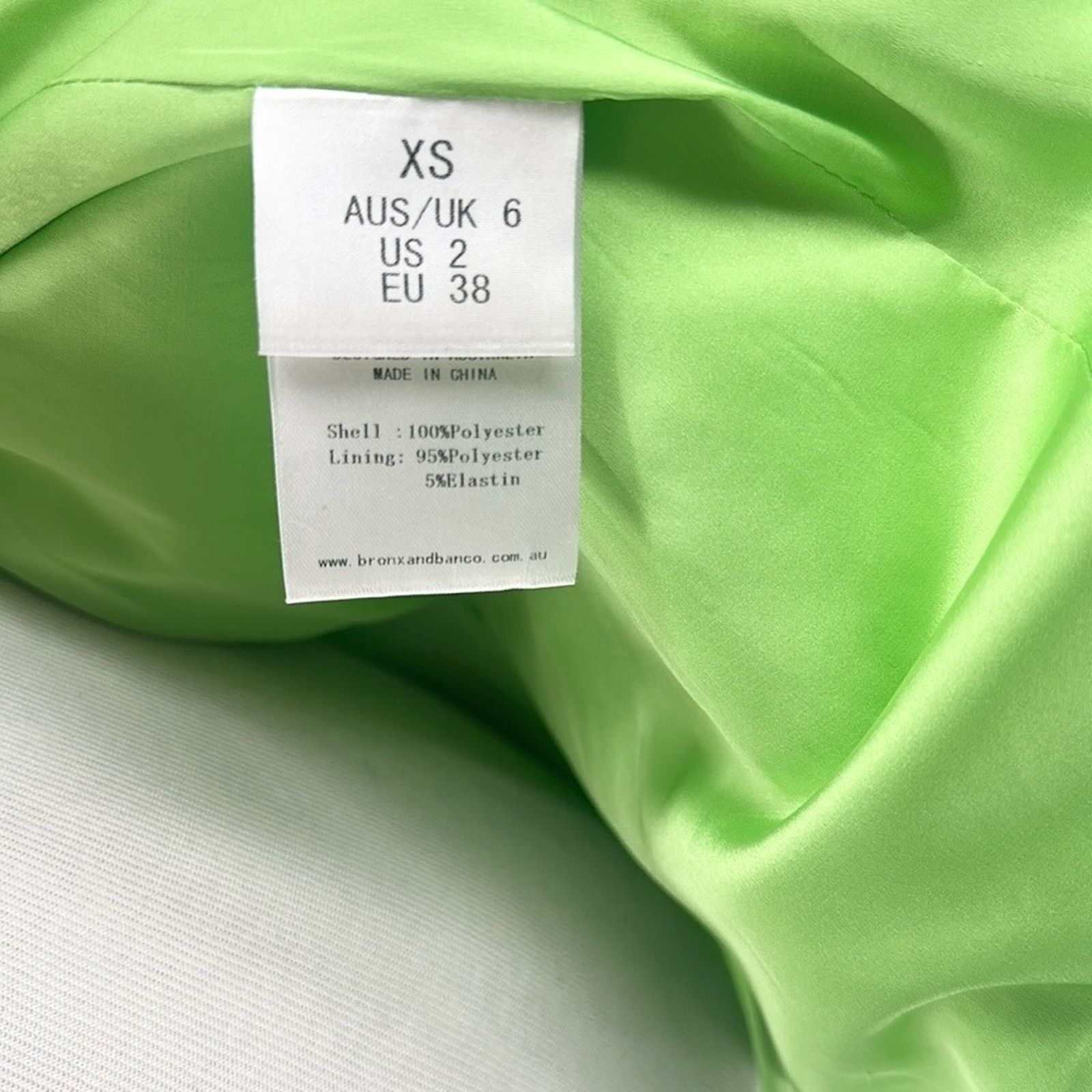 Bronx and Banco Bronx and Banco Zizi Sequin Blazer Mini Dress Neon Green Size XS / US 0-2 / IT 36-38 - 9 Thumbnail