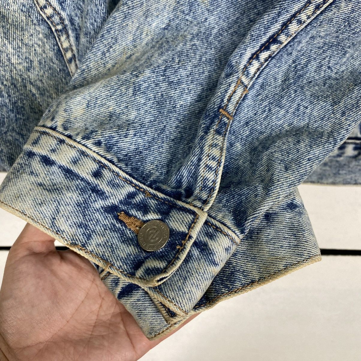Big John Vintage 1990 GL Heart Trucker Denim Jacket Size US M / EU 48-50 / 2 - 9 Thumbnail