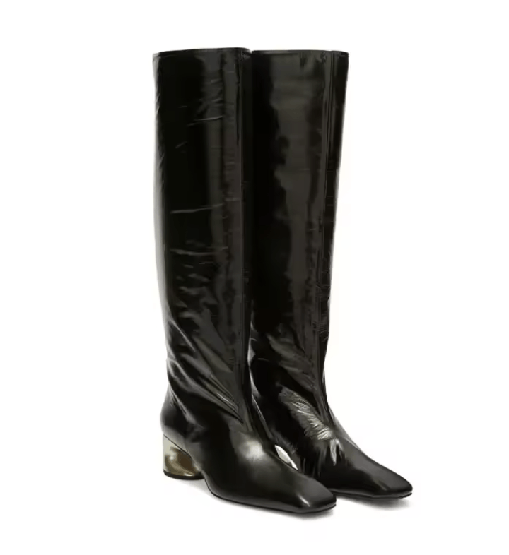 Jil Sander o1w1db10825 Ankle Boots in Black Size US 8 / IT 38 - 2 Thumbnail