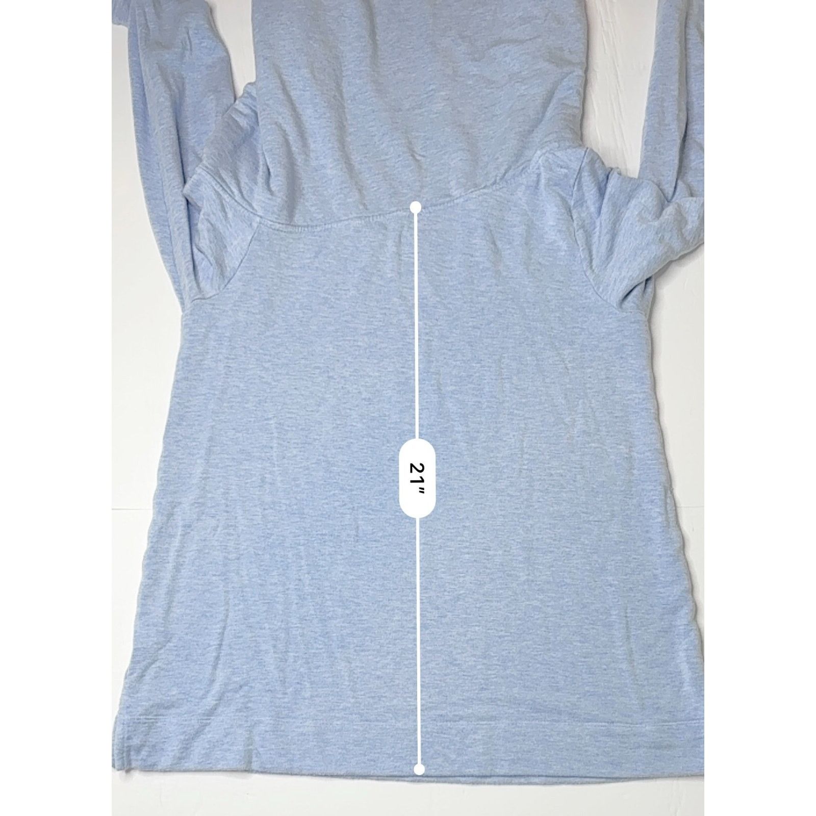 Lilly Pulitzer Lilly Pulitzer Belinda Pullover Modal Heather Blue Top LARGE Size L / US 10 / IT 46 - 8 Thumbnail