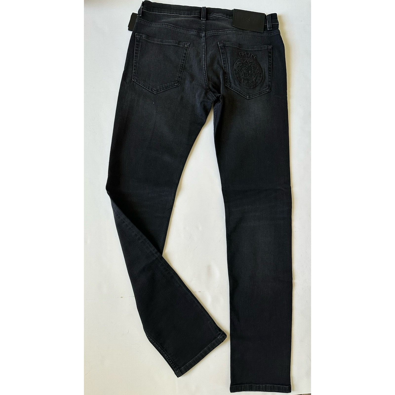 Versace Versace Men’s Black Stretch Stone Washed Jeans 32 US 1011835 Size US 32 / EU 48 - 10 Thumbnail