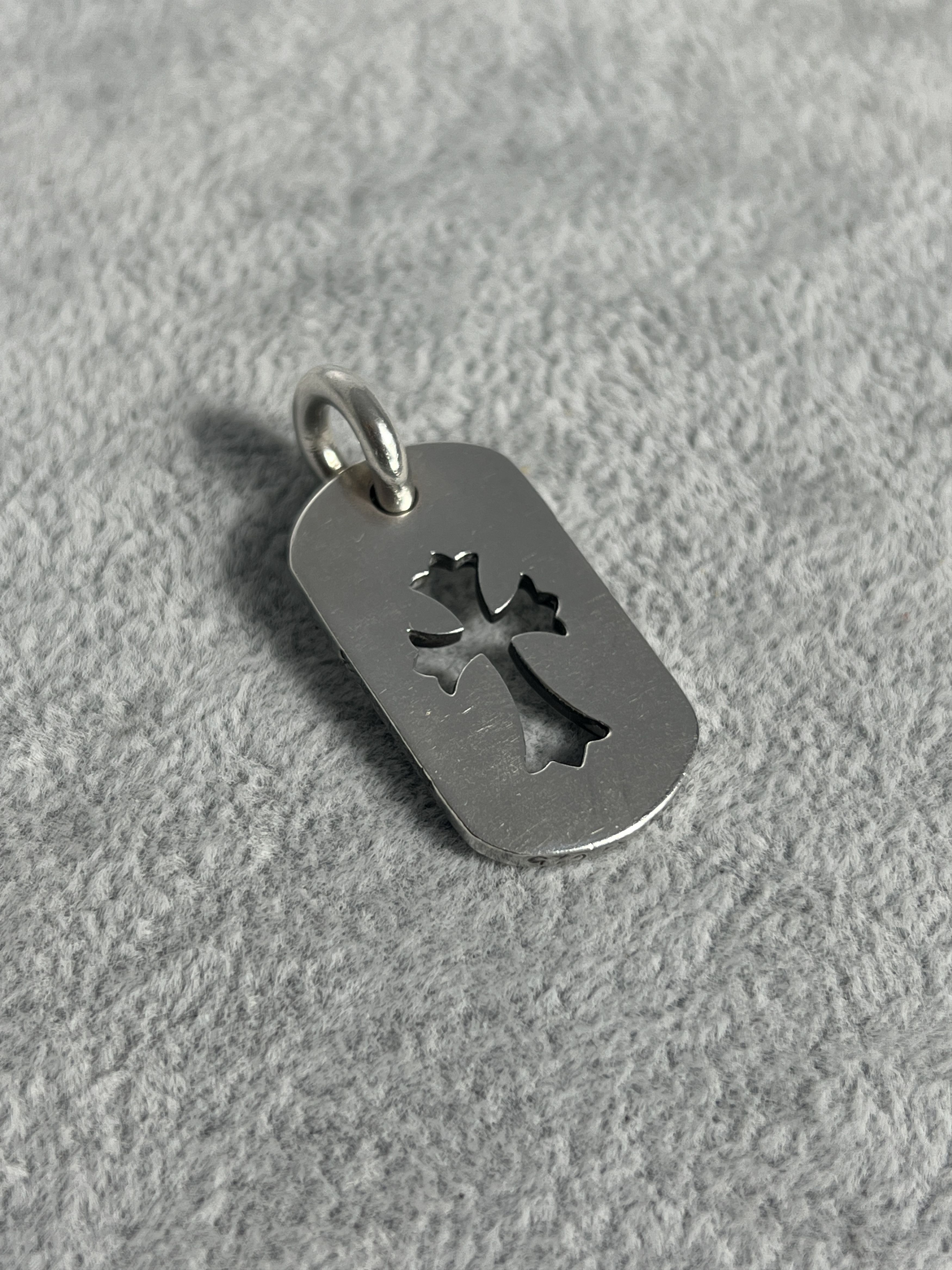 Chrome Hearts Chrome Hearts Cutout Cross Dog Tag Pendant Silver Size ONE SIZE - 1 Thumbnail