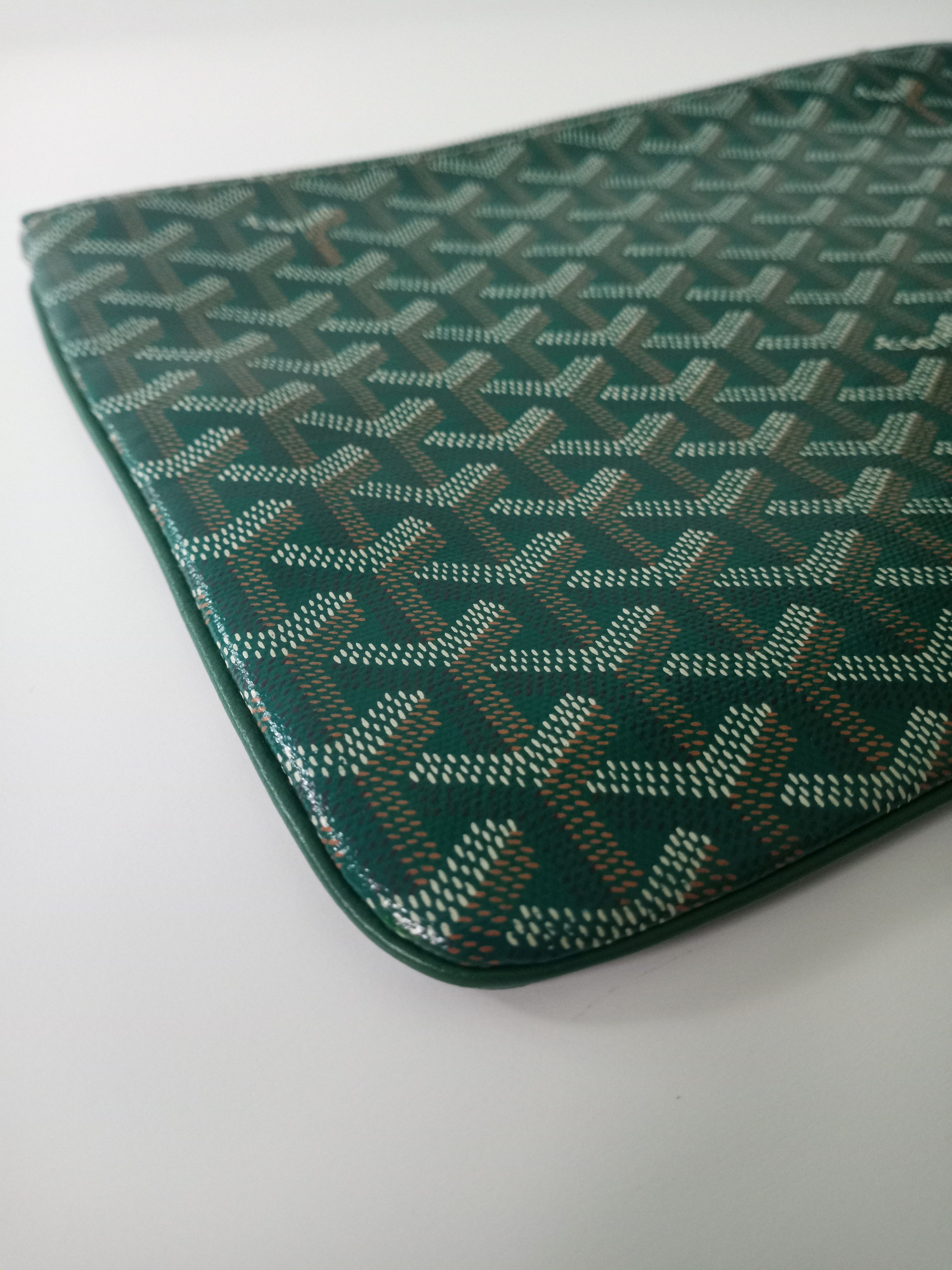 Goyard Goyard Senat Pouch Pochette MM Clutch Bag Green - 2020 Model Size ONE SIZE - 8 Thumbnail