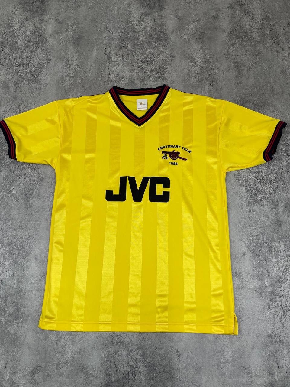 Other Arsenal Heritage Men Away Football Jersey JVC 1985 Yellow Size US M / EU 48-50 / 2 - 1 Thumbnail