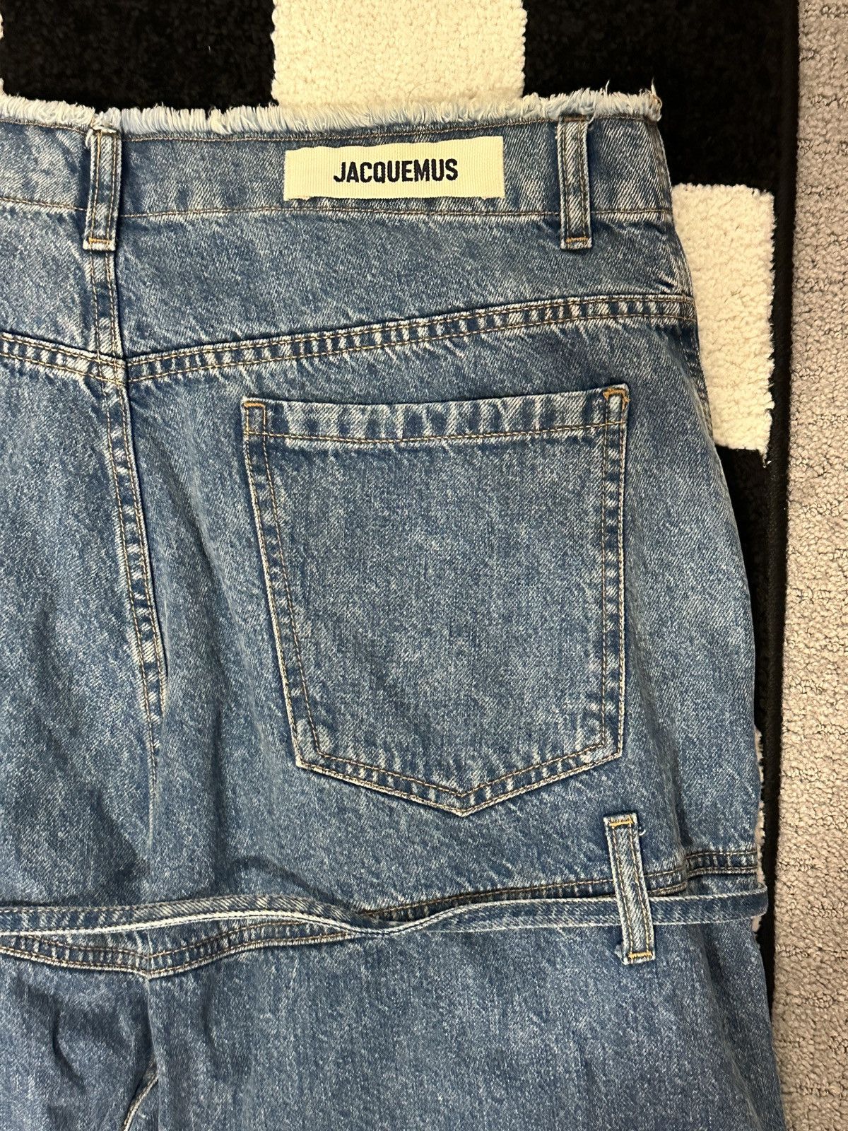 Jacquemus Jacquemus Blue Le Chouchou 'Le de Nîmes Criollo' Jeans Size US 31 - 6 Thumbnail