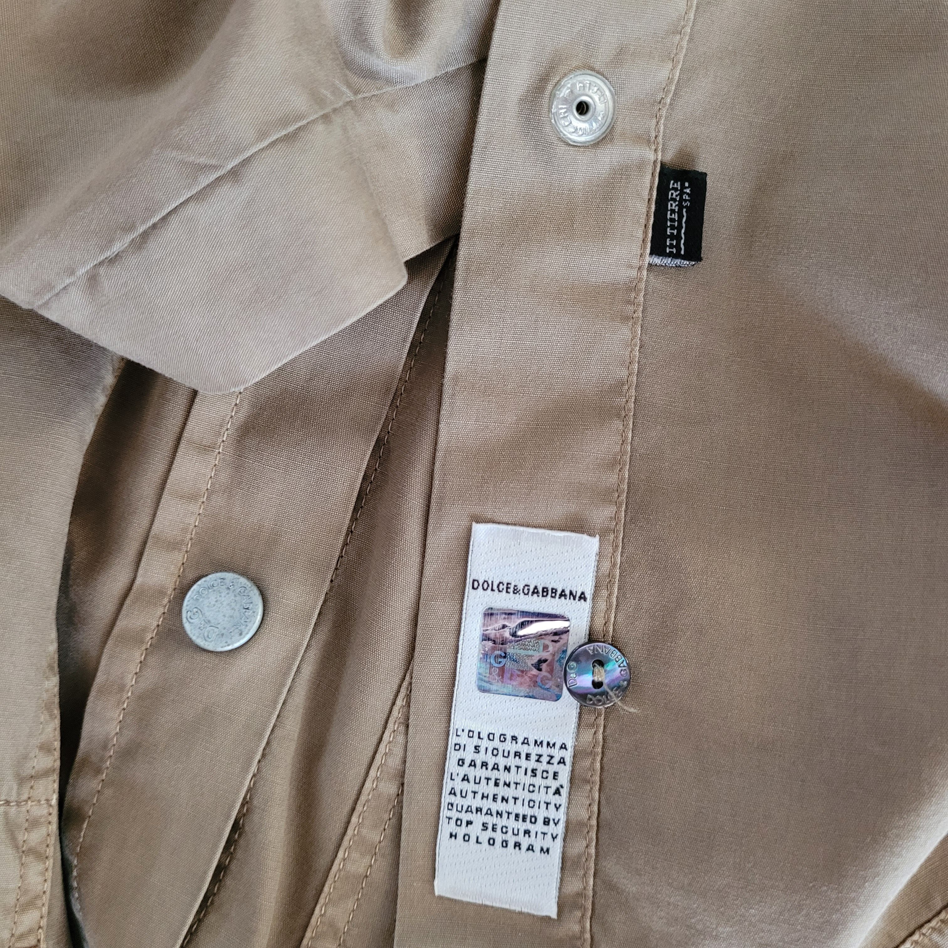 Dolce & Gabbana D&G 2003 rare cargo bondage military shirt Size US L / EU 52-54 / 3 - 11 Thumbnail