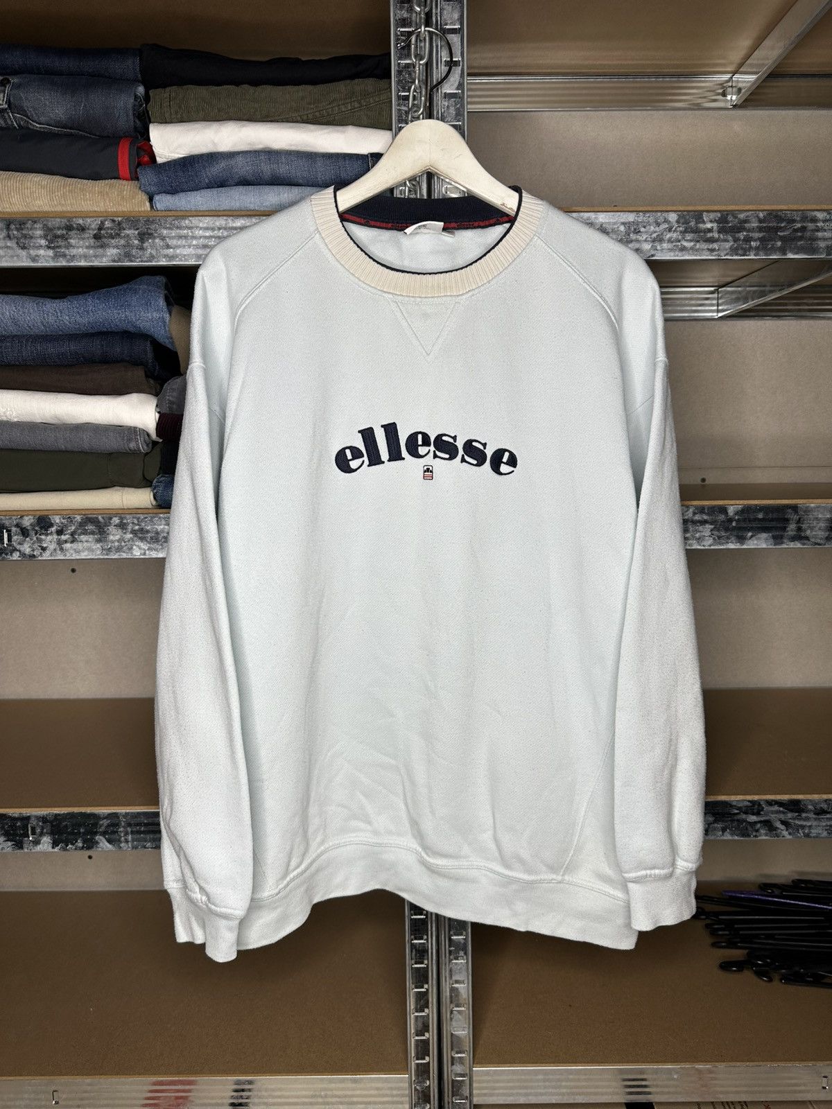 Ellesse VINTAGE Ellesse Sweatshirt Men's XL Size US XL / EU 56 / 4 - 1 Thumbnail