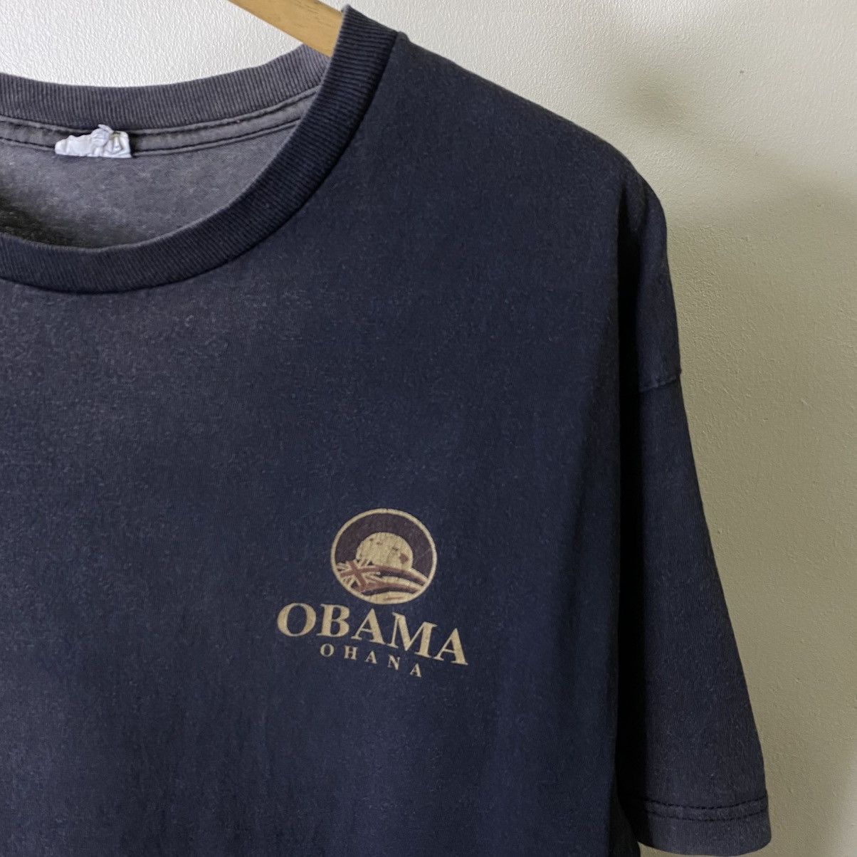 Vintage 2000s Barrack Obama Sunfaded Tee Malcolm x Nelson Mandela Size US L / EU 52-54 / 3 - 5 Thumbnail