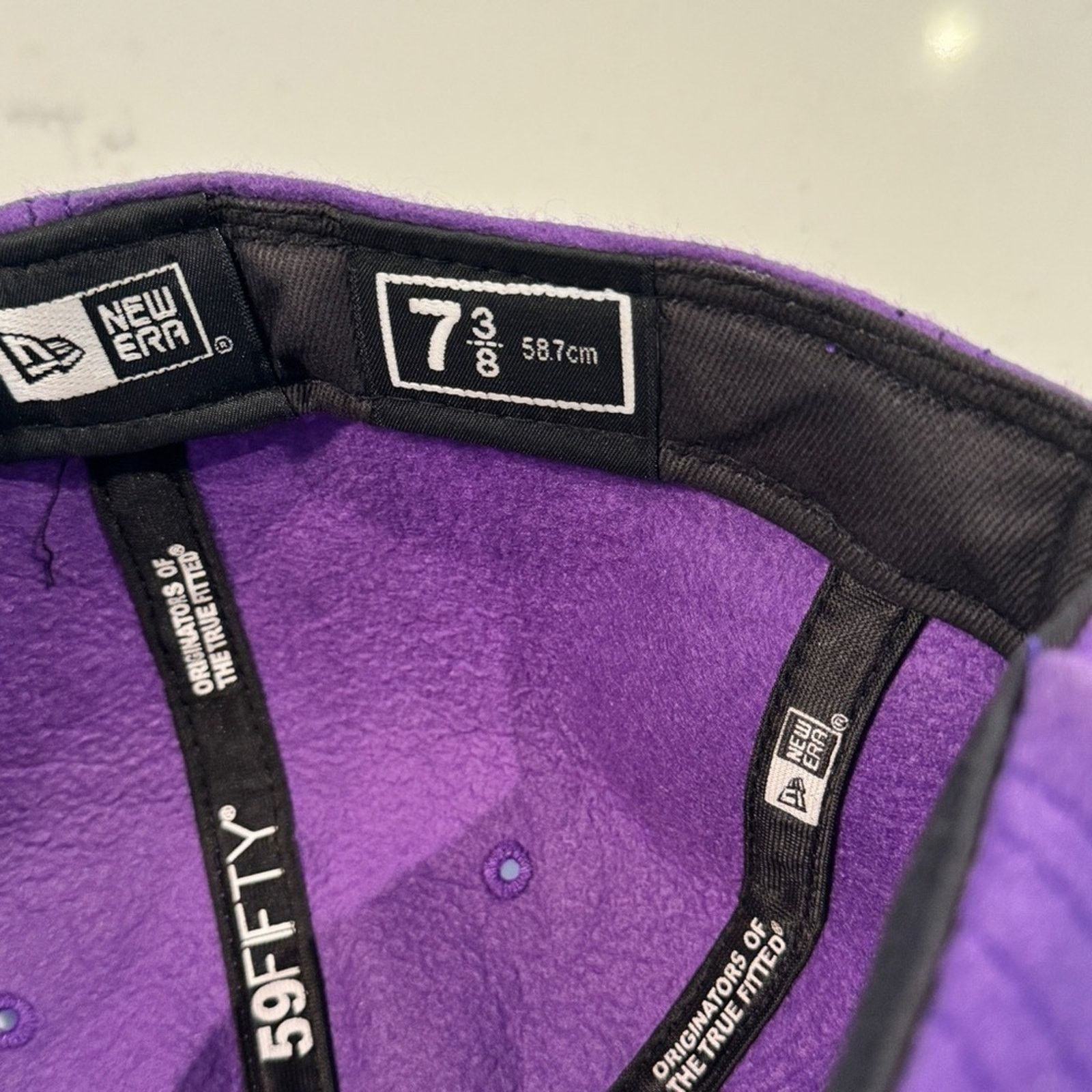 New Era A Life Purple Grape Aqua 8 NYC vintage fitted Size 7 3/8 Size ONE SIZE - 4 Thumbnail