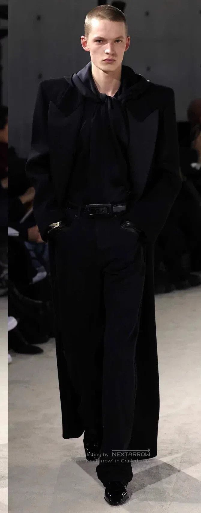 Saint Laurent Paris Saint Laurent Paris Extra Long Smoking Jacket Size US S / EU 44-46 / 1 - 2 Thumbnail