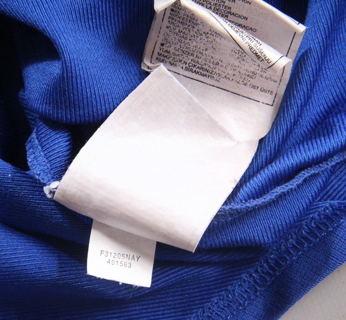 Nike Nike Vintage 90s Blue Jersey T Shirt Tee Dri Fit Blue S Size US S / EU 44-46 / 1 - 7 Thumbnail