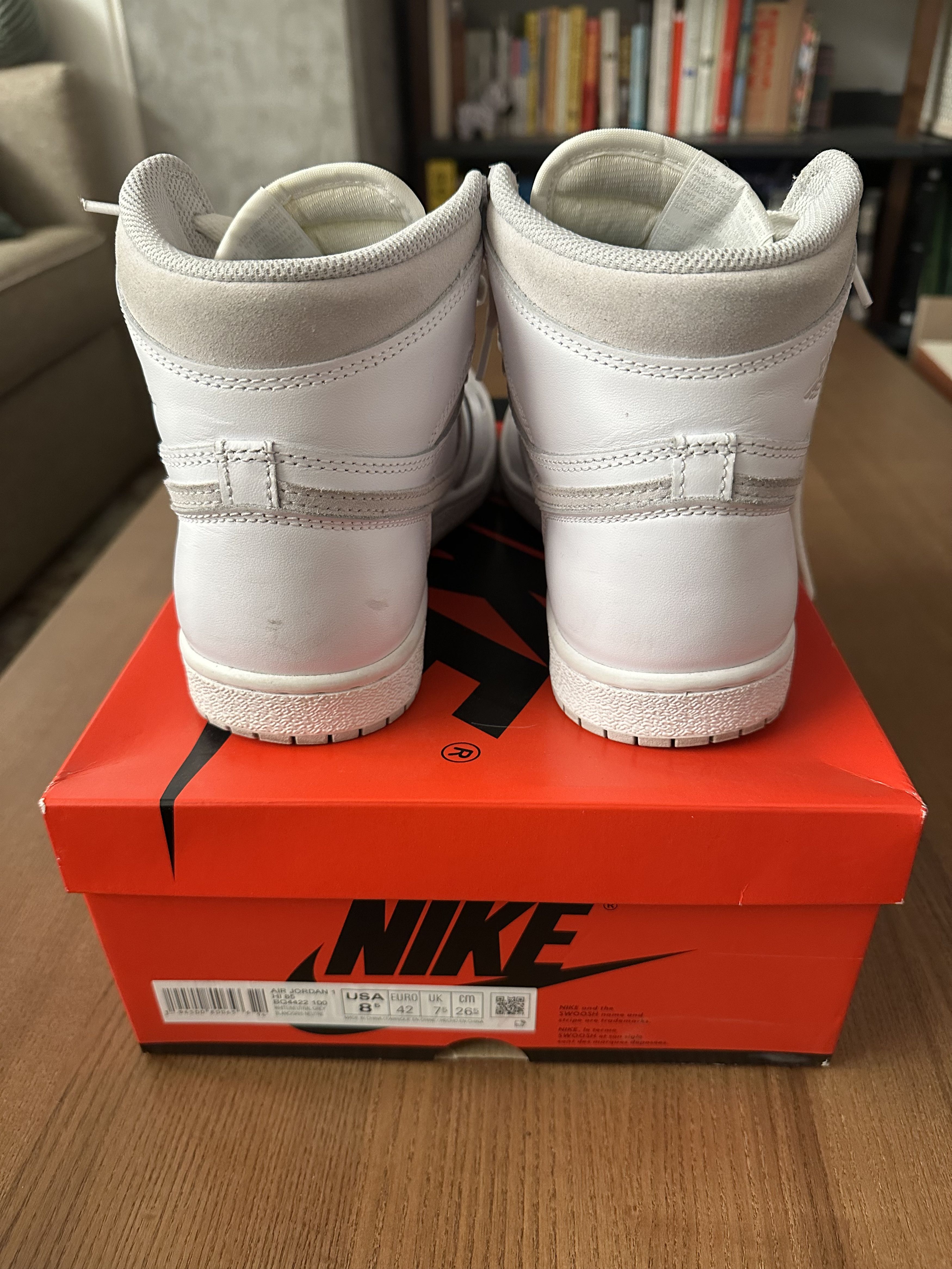 Jordan Brand Air Jordan 1 Hi '85 "Neutral Gray" Size US 8.5 / EU 41-42 - 4 Thumbnail