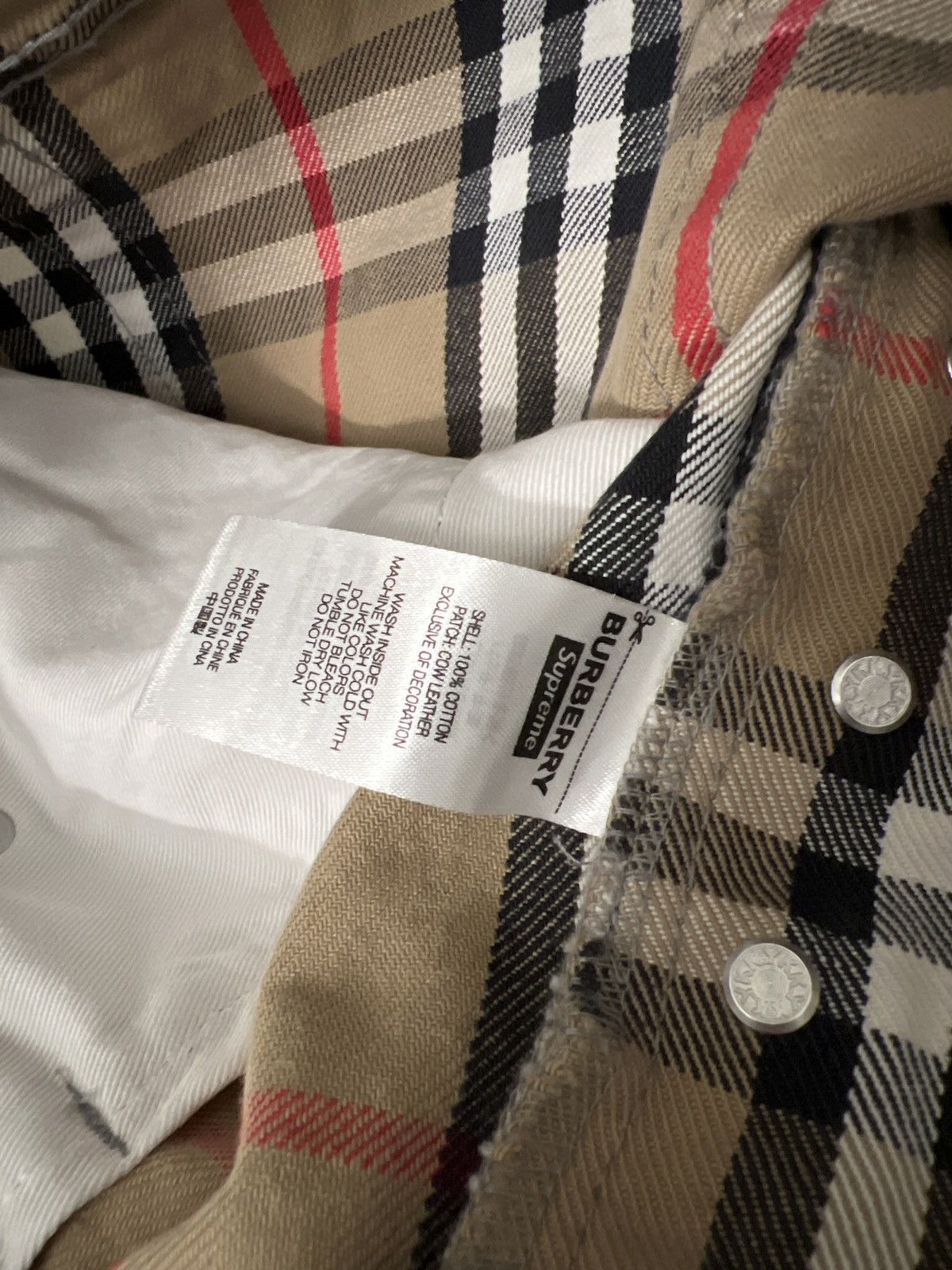 Burberry × Supreme Supreme x Burberry Size US 32 / EU 48 - 9 Thumbnail