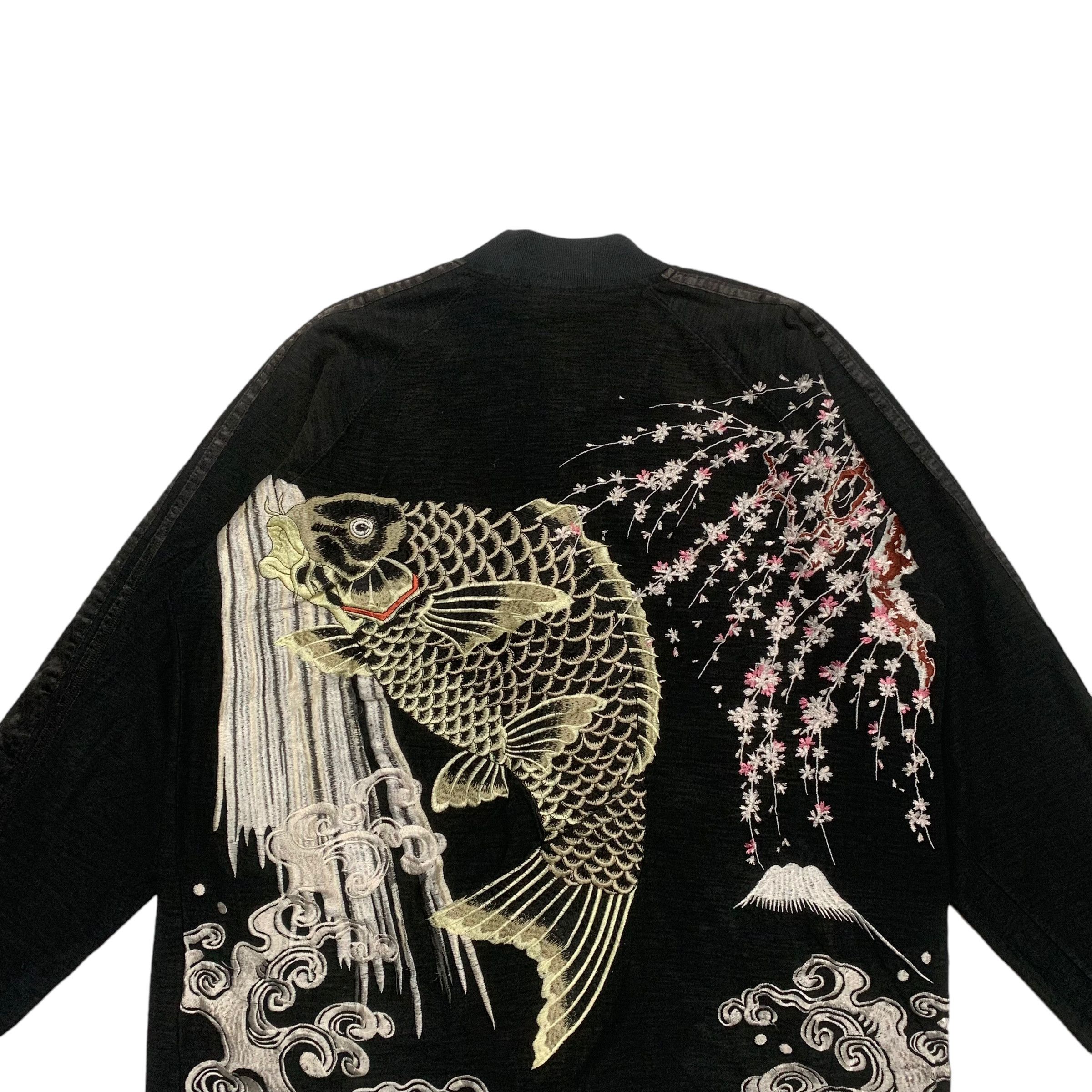 Vintage Vintage Japanese Classic Script Koi Fish Motive Jacket Size US XL / EU 56 / 4 - 3 Thumbnail