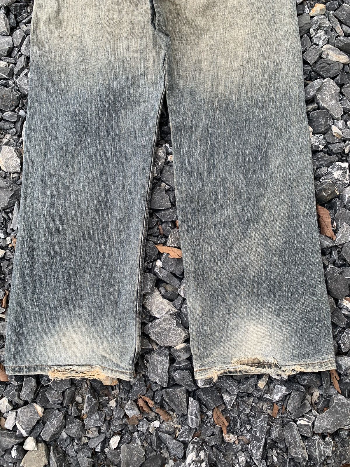 Edwin VINTAGE EDWIN 505Z SELVEDGE RUSTY JAPANESE DISTRESSED DENIM Size US 34 / EU 50 - 9 Thumbnail
