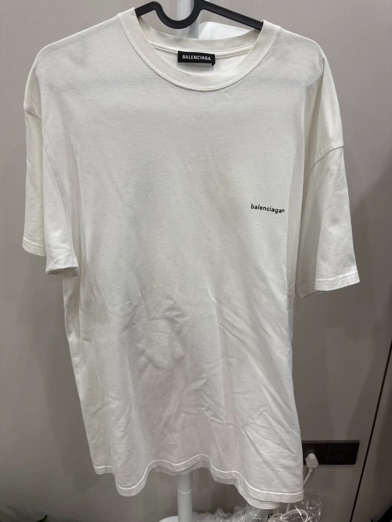 Balenciaga Balenciaga Logo Short Sleeve T-shirt XS - dmc Size US XS / EU 42 / 0 - 1 Thumbnail