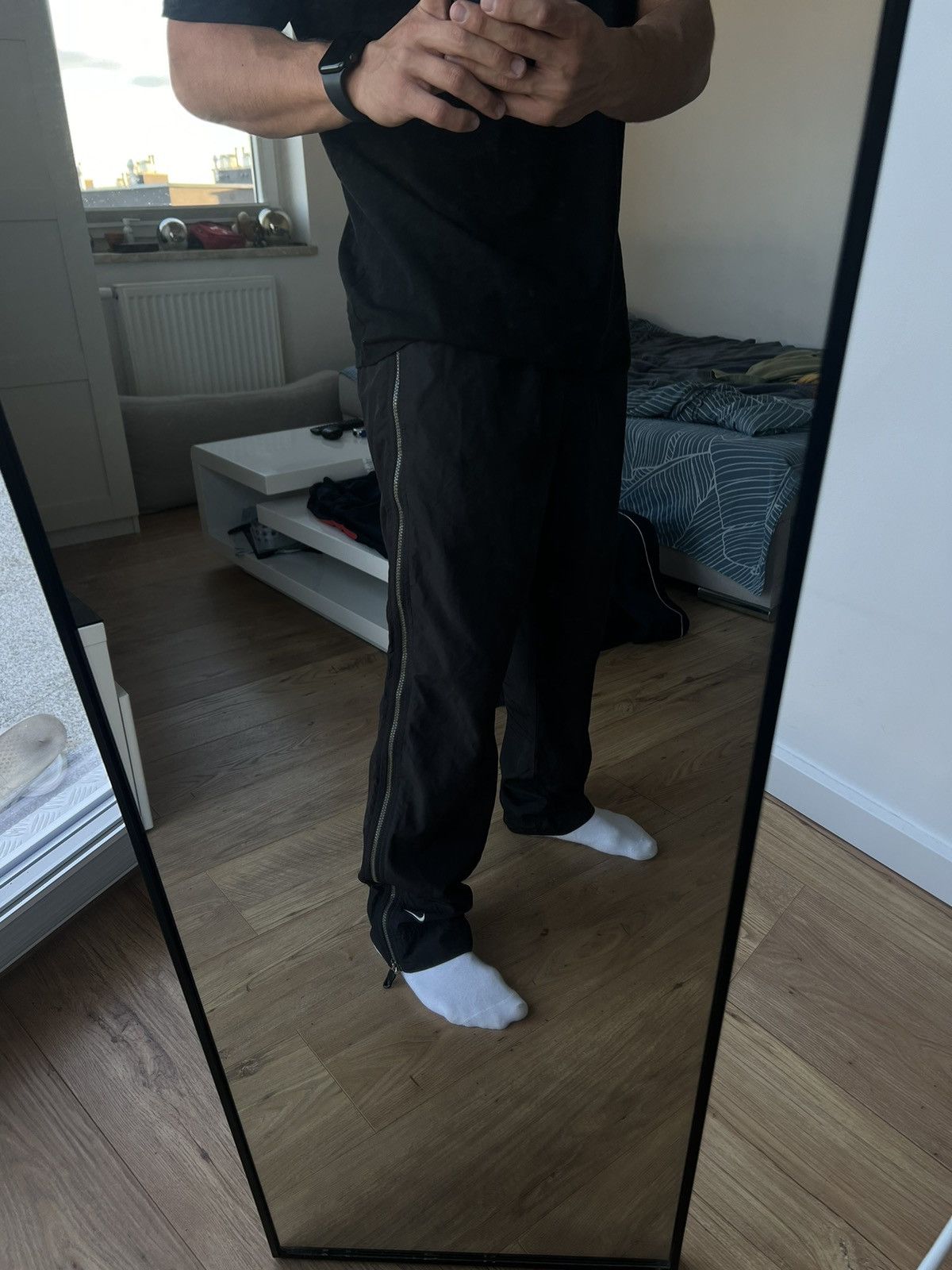 Nike 00’s NIKE X ANDRE AGASSI FULL ZIP VINTAGE BAGGY TRACK PANTS Size US 34 / EU 50 - 2 Thumbnail