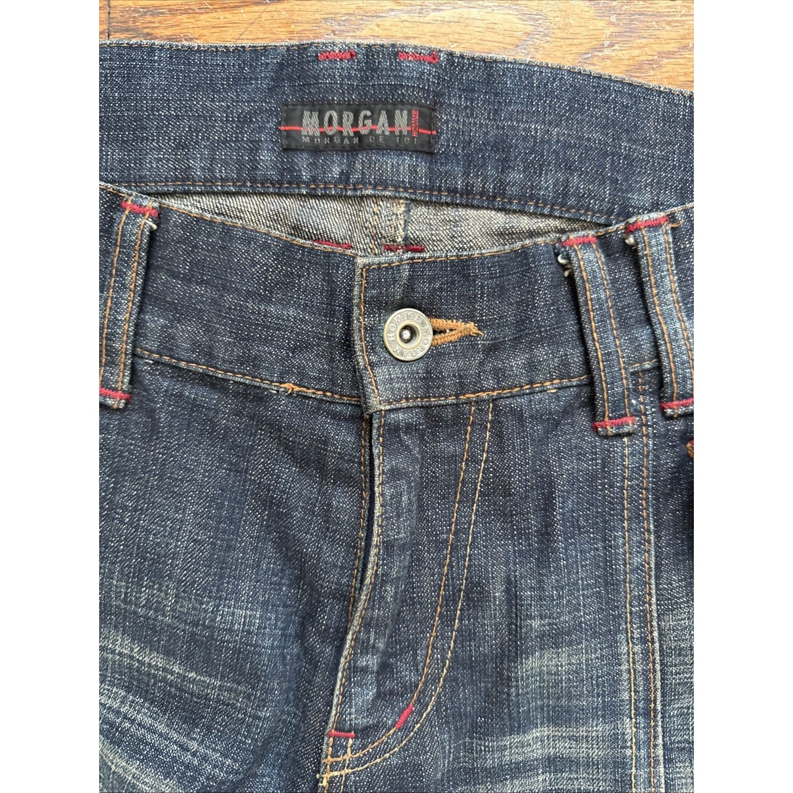 Morgan Homme Vintage Y2K Morgan Homme Ankle Zipper Bondage Denim Pants Size US 32 / EU 48 - 7 Thumbnail