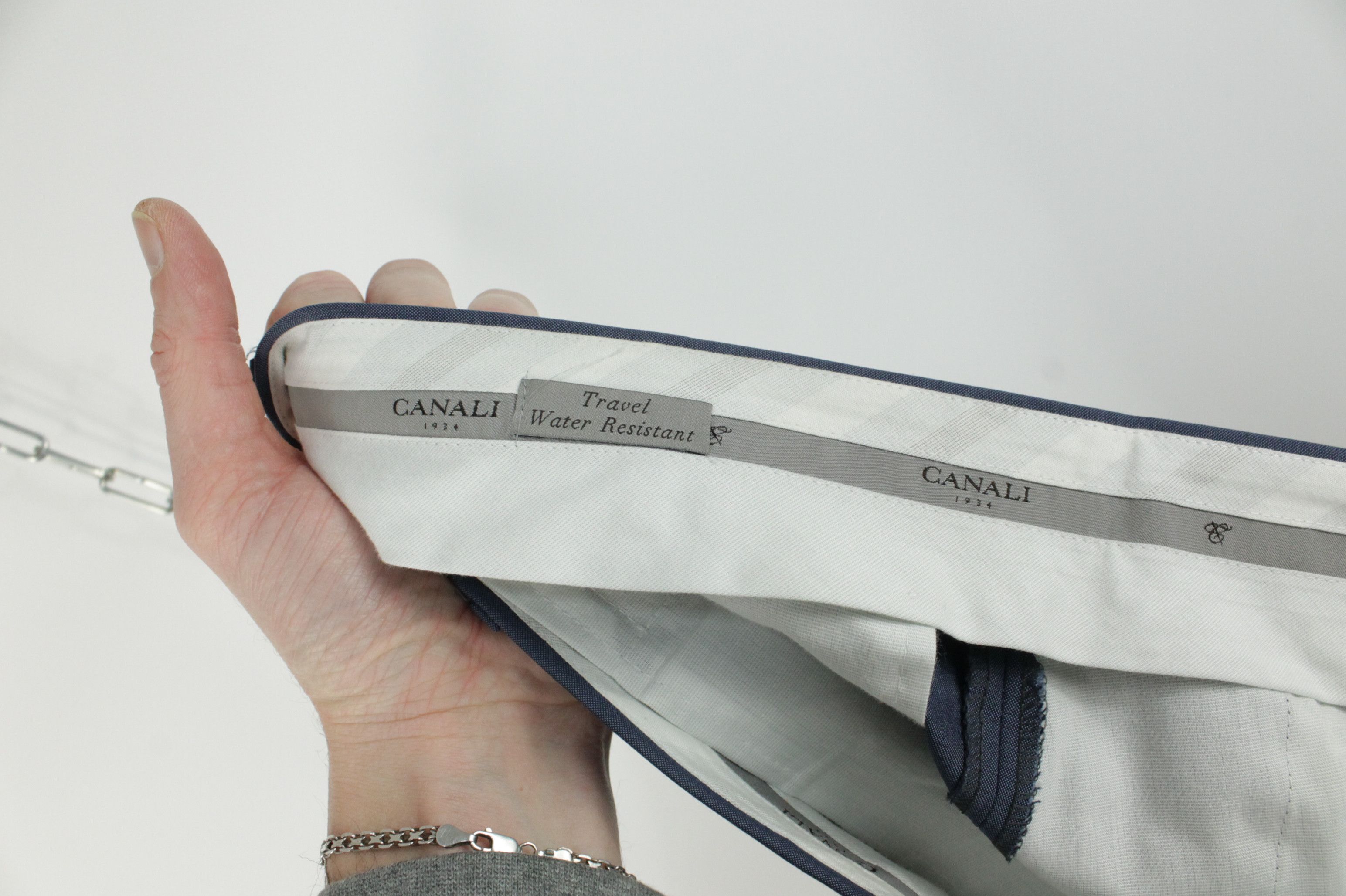 Canali Canali 1934 Travel Water Resistant Formal Trousers Pants Size 42R - 6 Thumbnail