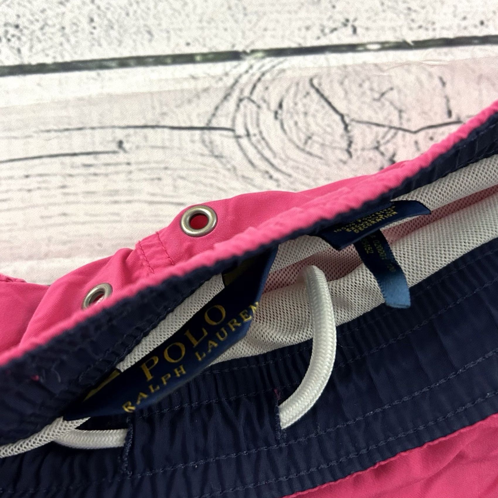 Polo Ralph Lauren Polo Ralph Lauren Mens M Pink Lined Swim Trunks Men Size US M / EU 48-50 / 2 - 3 Thumbnail