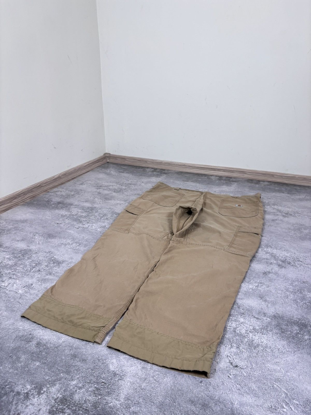 Carhartt Carhartt Relaxed Fit USA Hype Beige Brown Baggy Cargo Pants Size US 44 / EU 60 - 3 Thumbnail