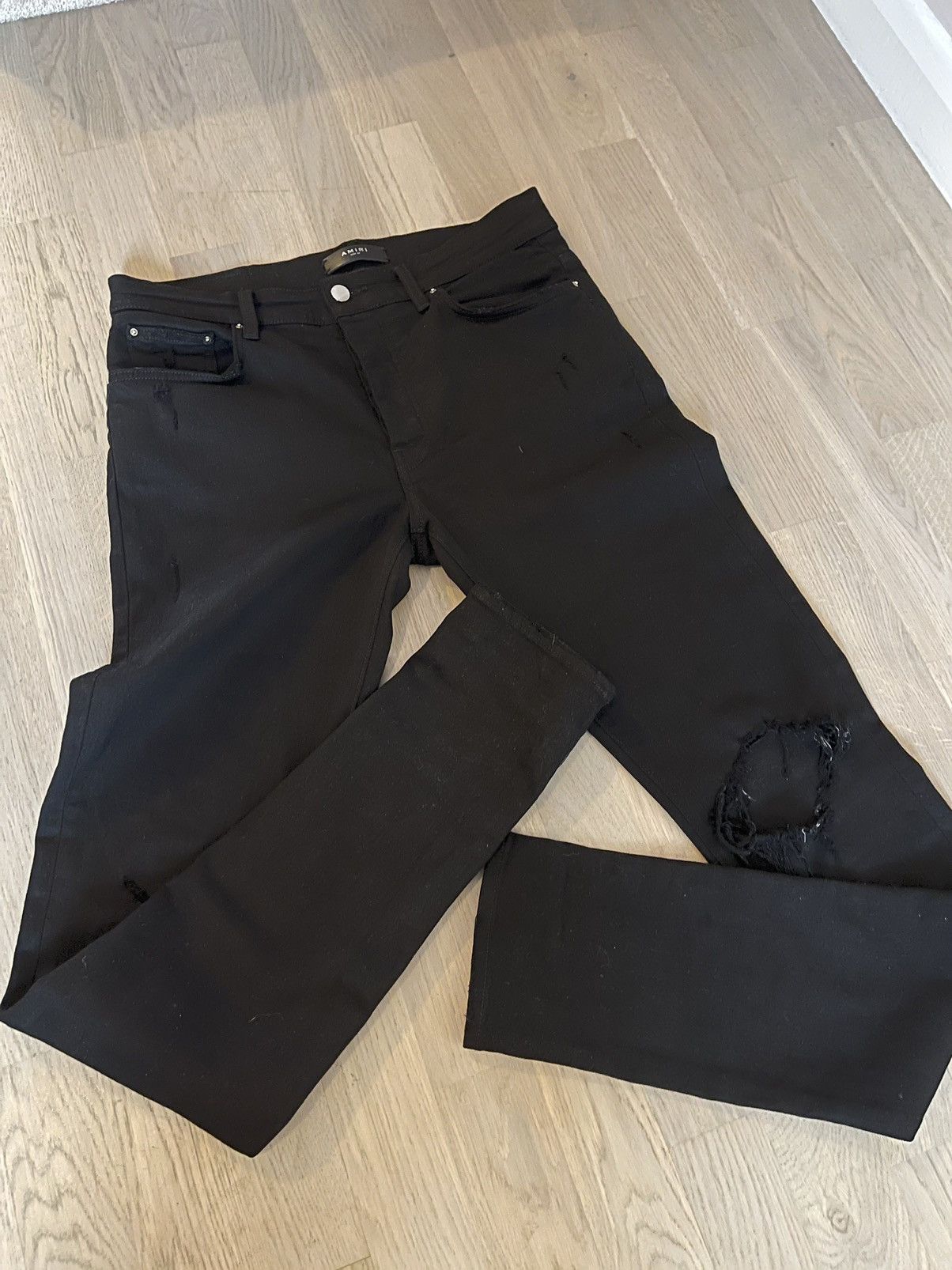 Amiri AMIRI jeans sizes SHOWN IN PHOTOS BY TAPE MEASURE Grailed