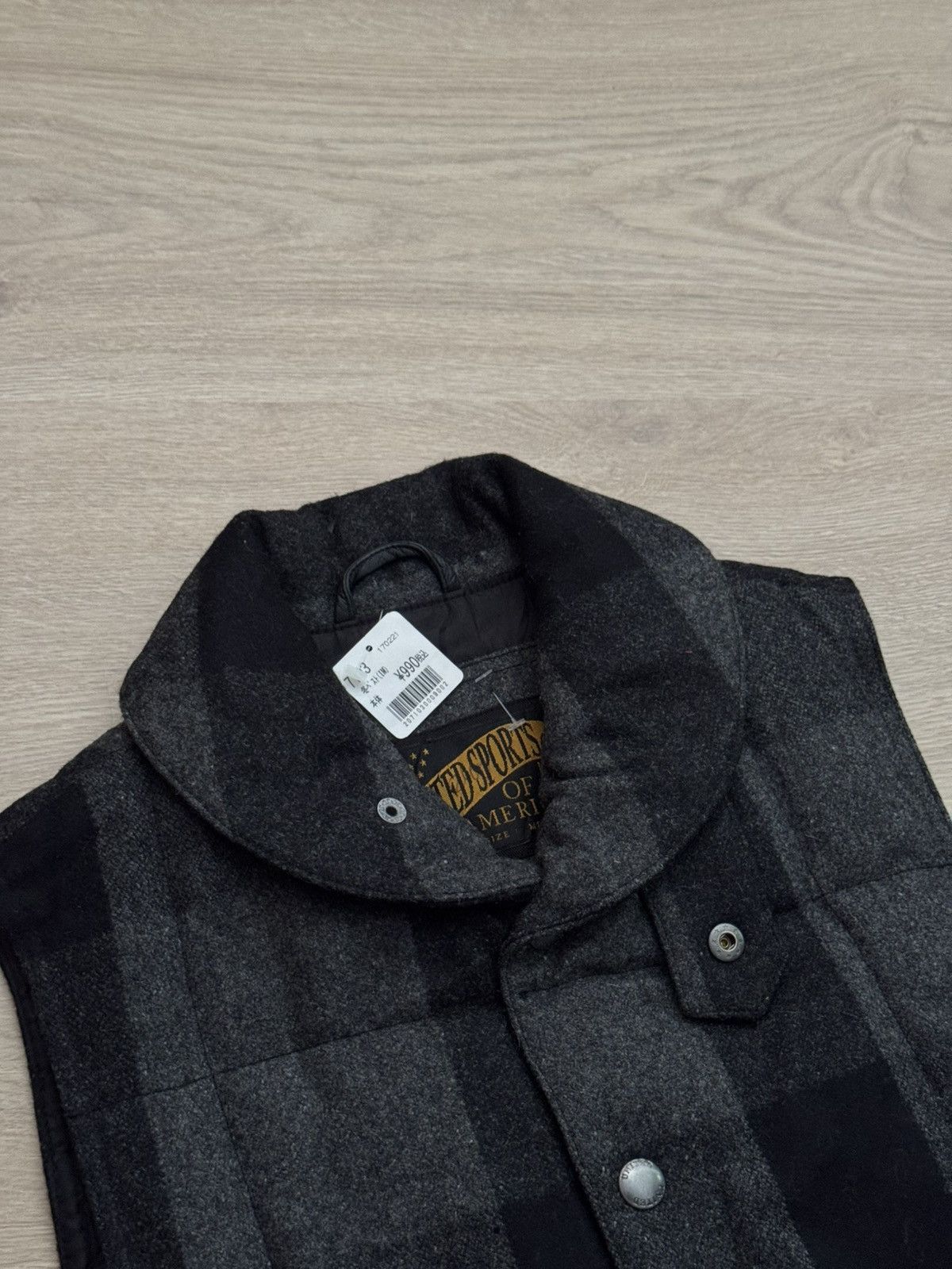Japanese Brand NWT American Sports Of American Made In Japan Wool Vest Size US M / EU 48-50 / 2 - 4 Thumbnail