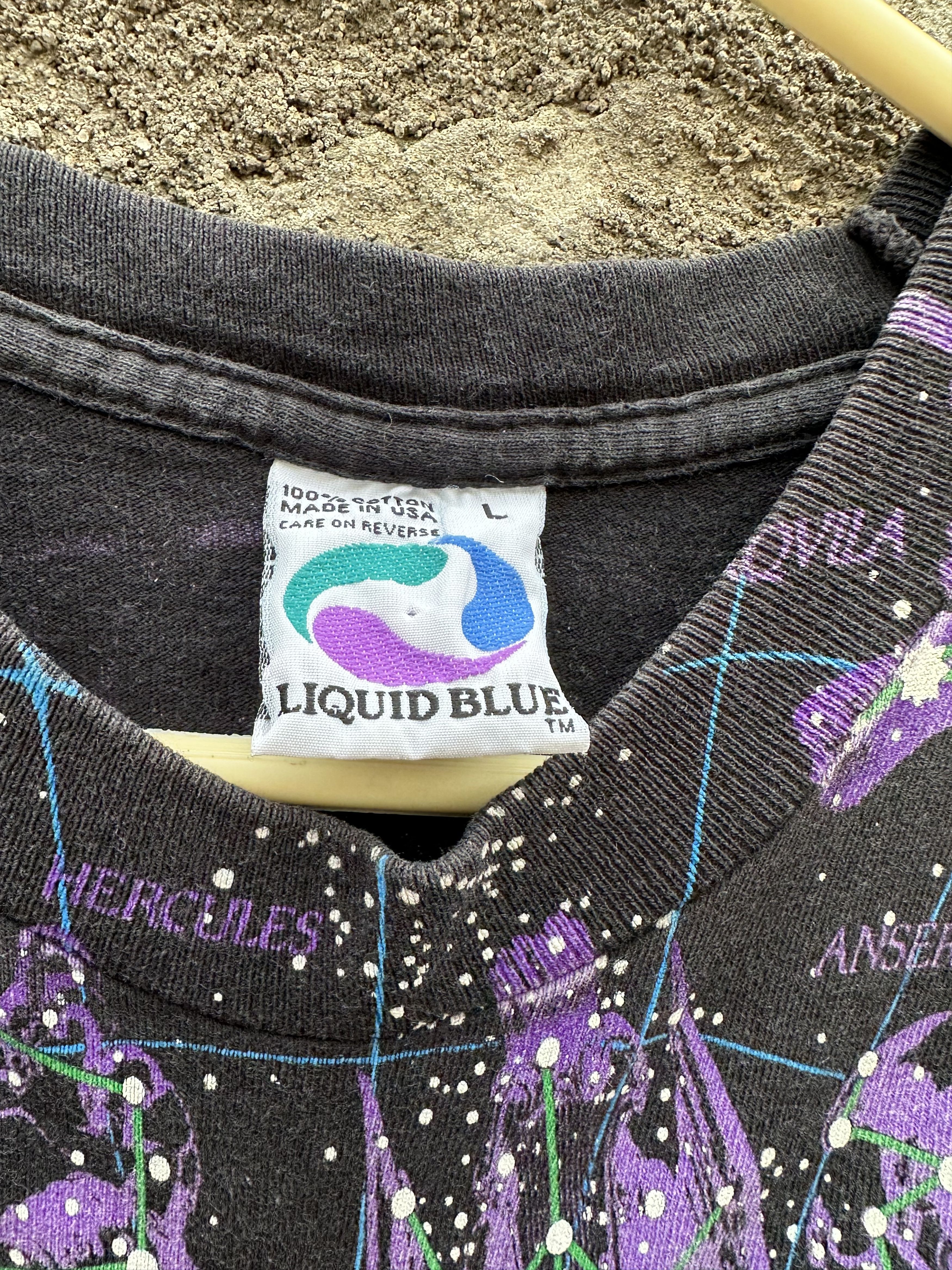 Liquid Blue Vintage Liquid Blue Constellation All Over Print Tee Size US L / EU 52-54 / 3 - 3 Thumbnail