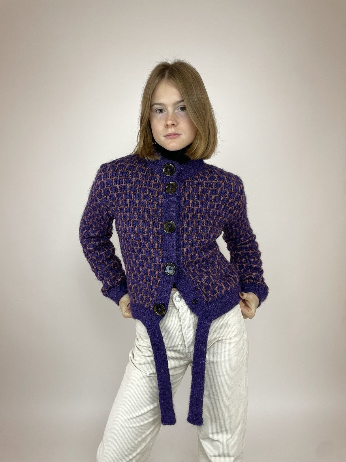 Dagmar × Designer DAGMAR Cardigan wool Fluffy Knit Women’s size XS Size XS / US 0-2 / IT 36-38 - 1 Thumbnail