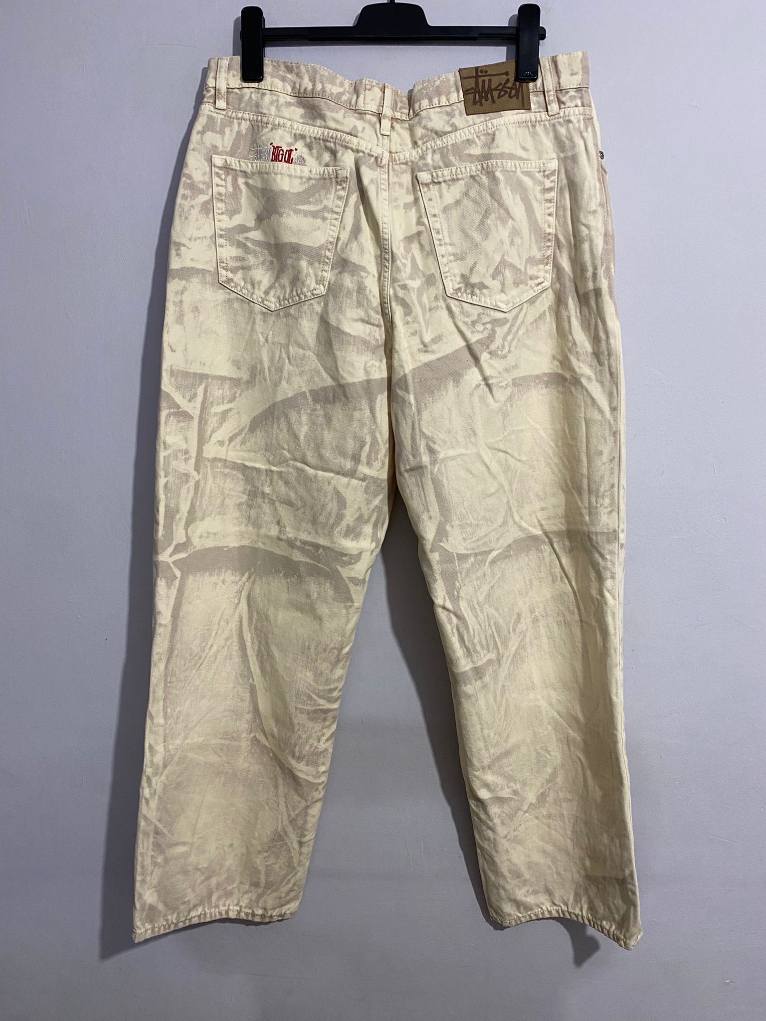 Stussy Distressed Canvas Big Ol' Jean in Khaki Size US 34 / EU 50 - 5 Thumbnail