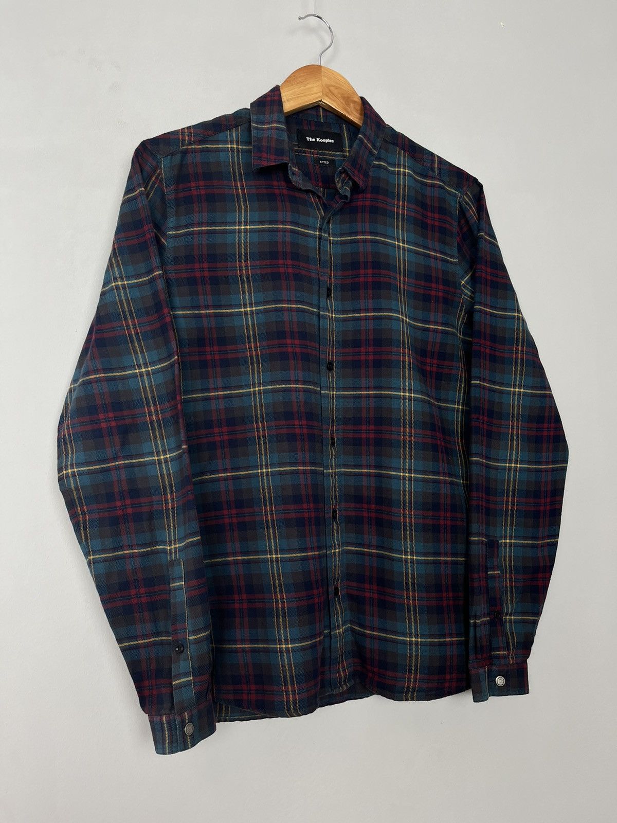The Kooples The Kooples Plaid Cotton Long Sleeve Shirt Size US S / EU 44-46 / 1 - 4 Thumbnail