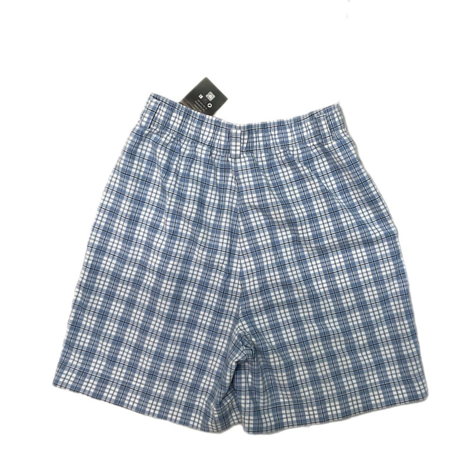 Vintage Vintage EHL Sports Plaid Blue Shorts Womens Size 28" / US 6 / IT 42 - 2 Thumbnail