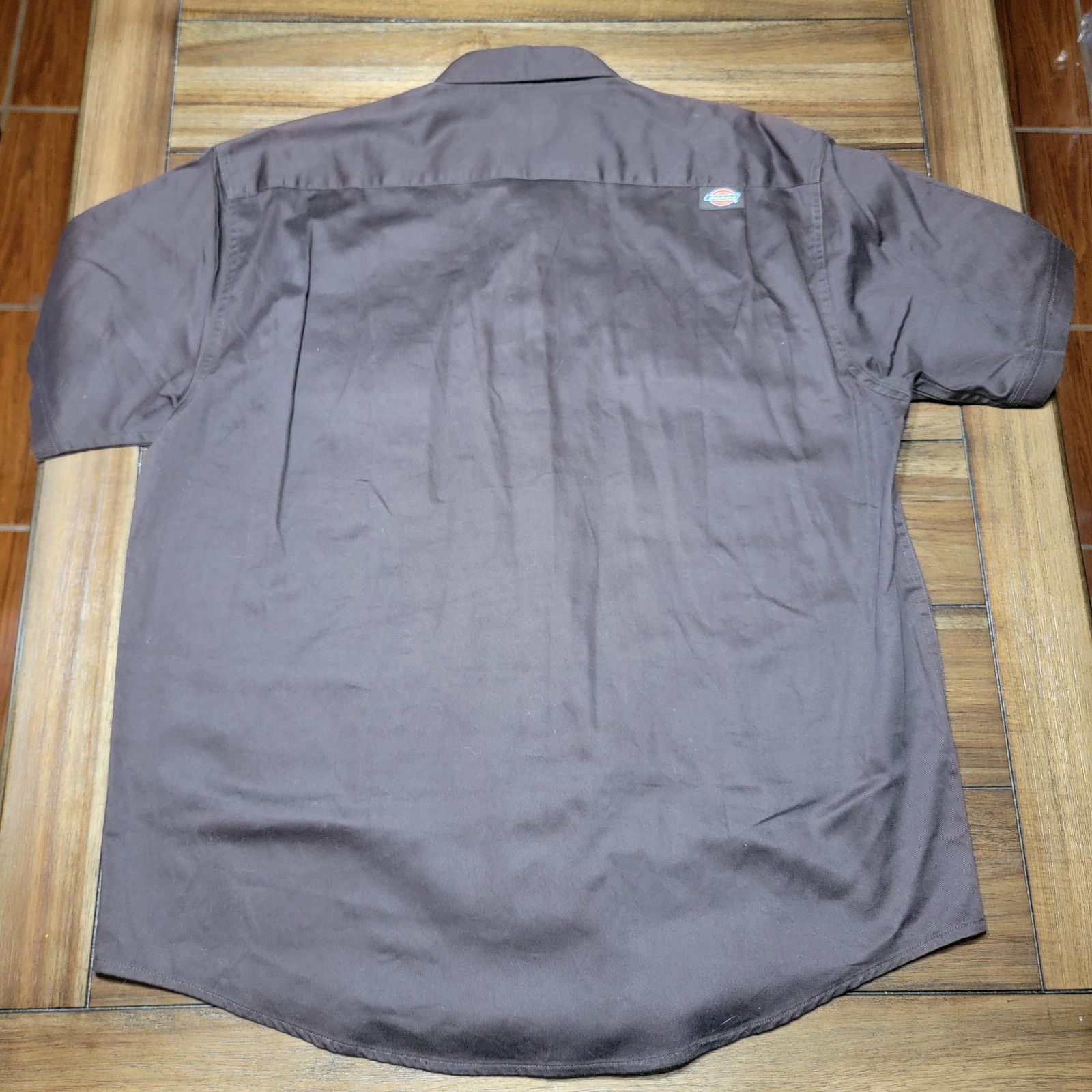 Dickies Dickies Dark Brown Full Button Shirt - Size XL Size US XL / EU 56 / 4 - 4 Thumbnail
