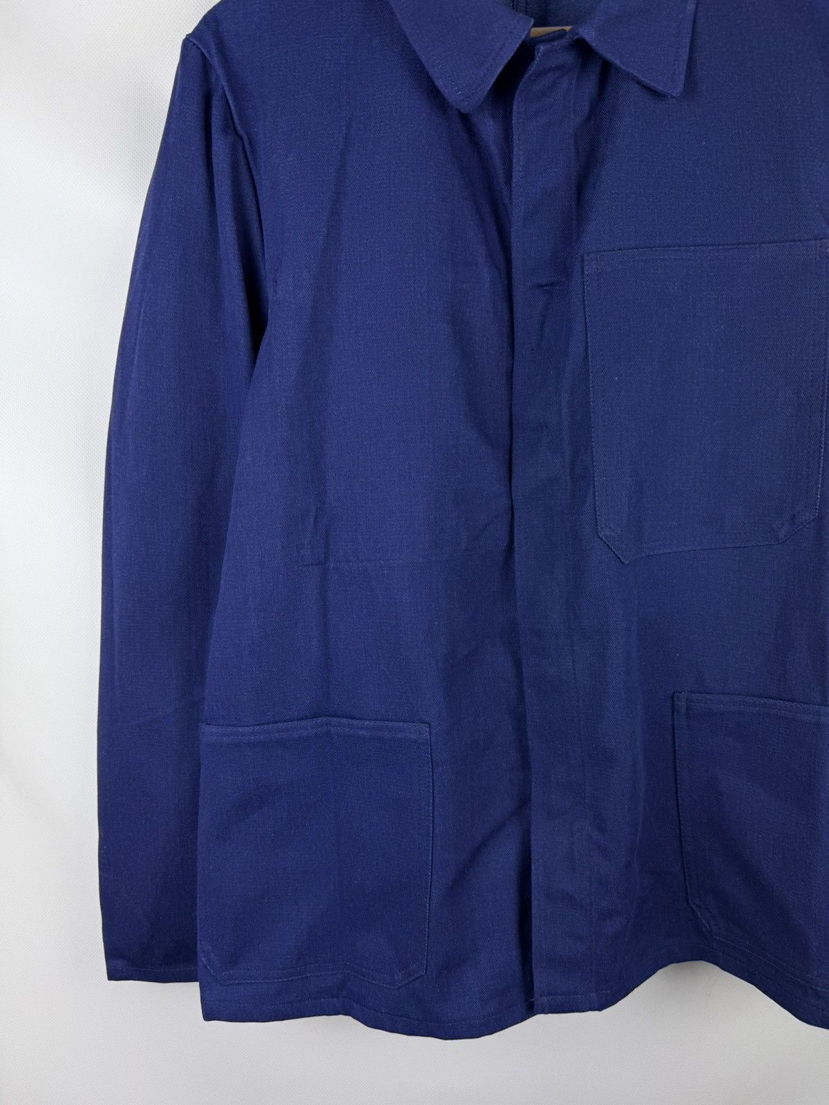 Le Laboureur Vintage French / German Sanforize Work Jacket Chore Coat Size US M / EU 48-50 / 2 - 7 Thumbnail